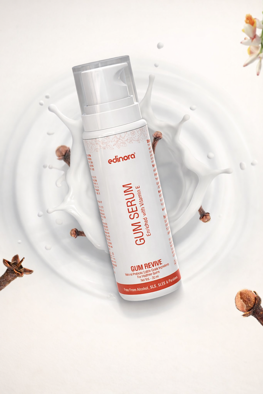 Edinora Gum Revive Serum | Gum Repair, Gum Bleeding | Helps Tighten & Strengthen.