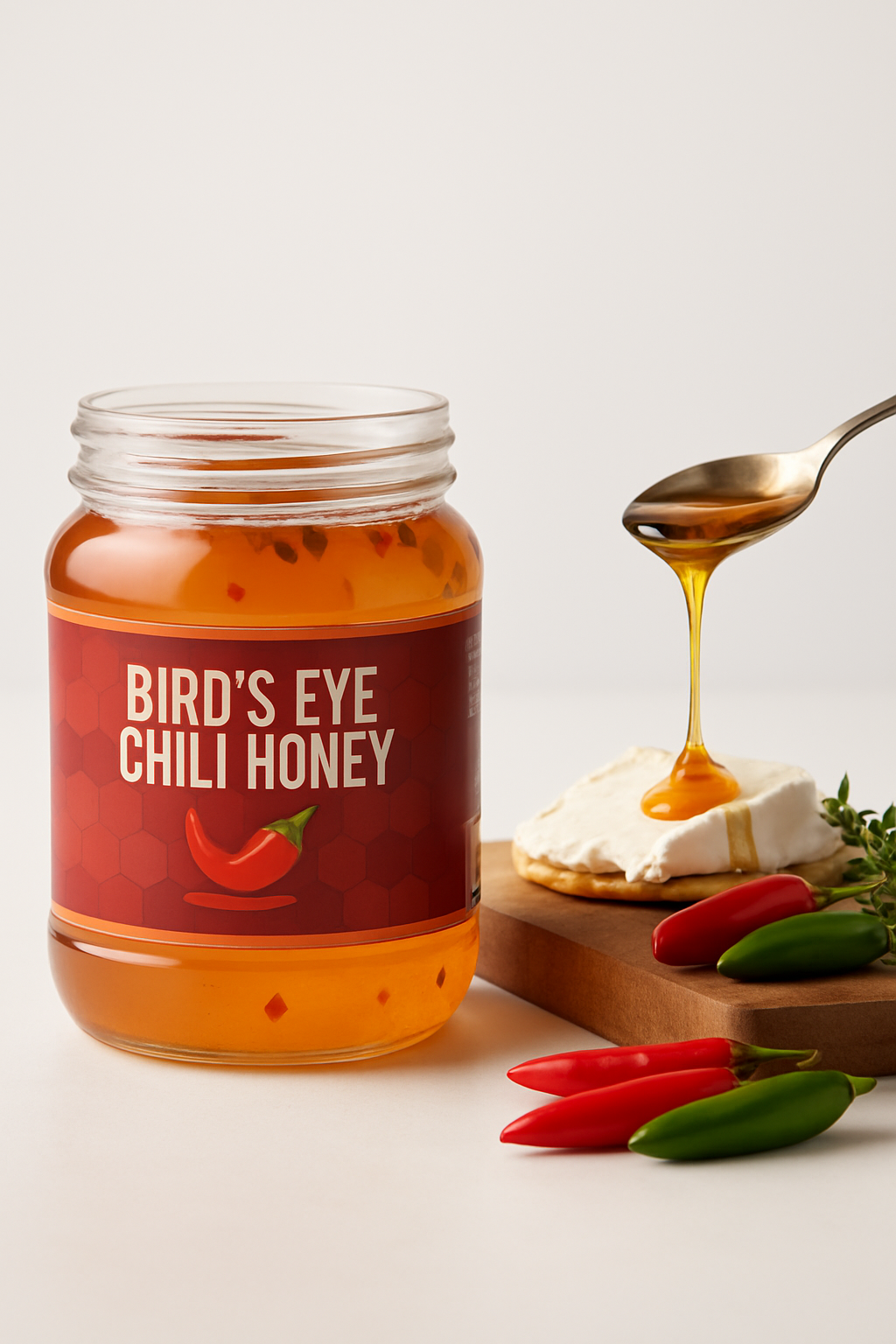 BIRDS EYE CHILLY HONEY. (500.GM)