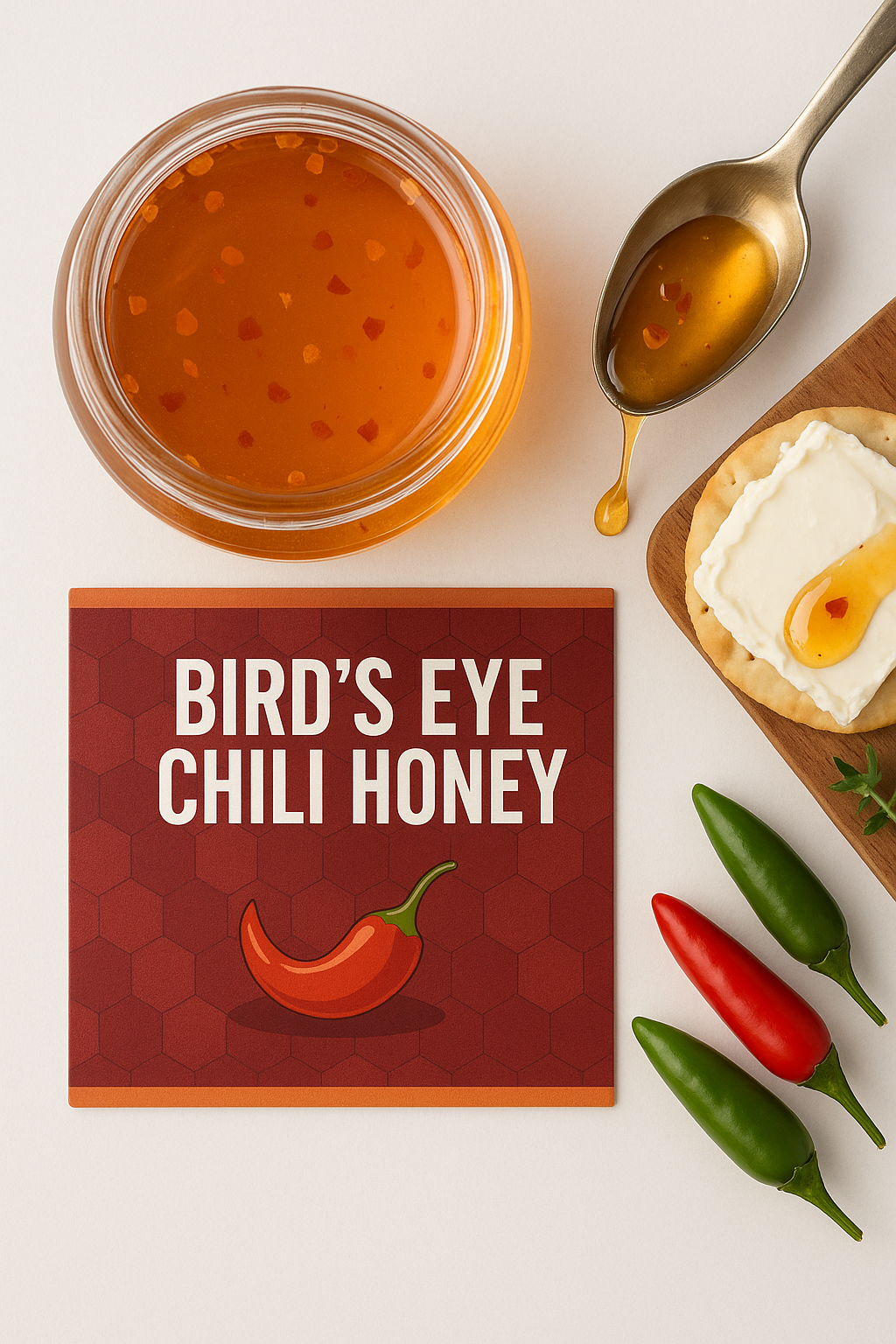 BIRDS EYE CHILLY HONEY. (500.GM)