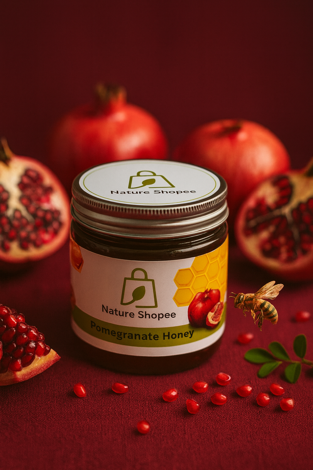 POMEGRANATE HONEY. (300.GM)