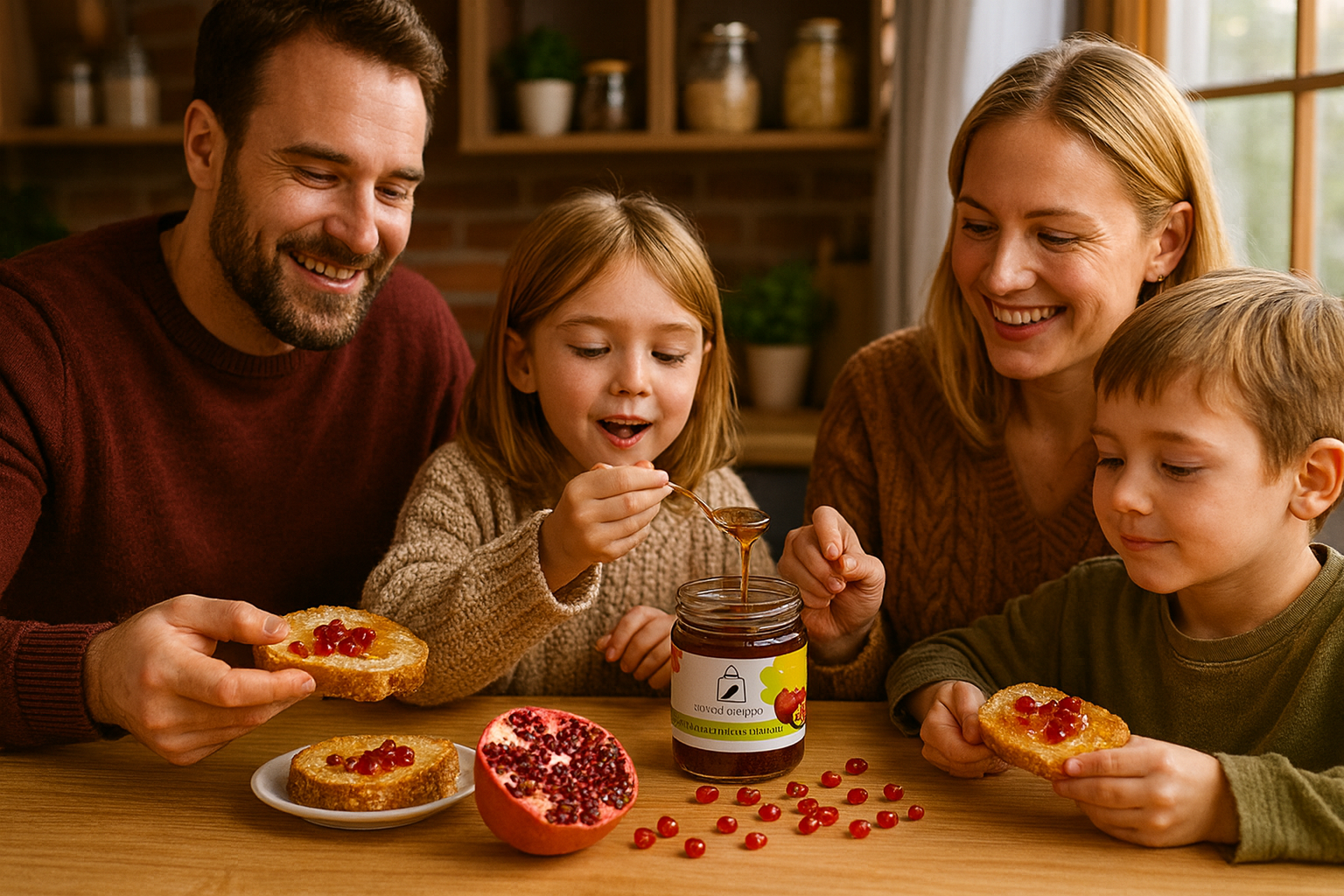 POMEGRANATE HONEY. (300.GM)