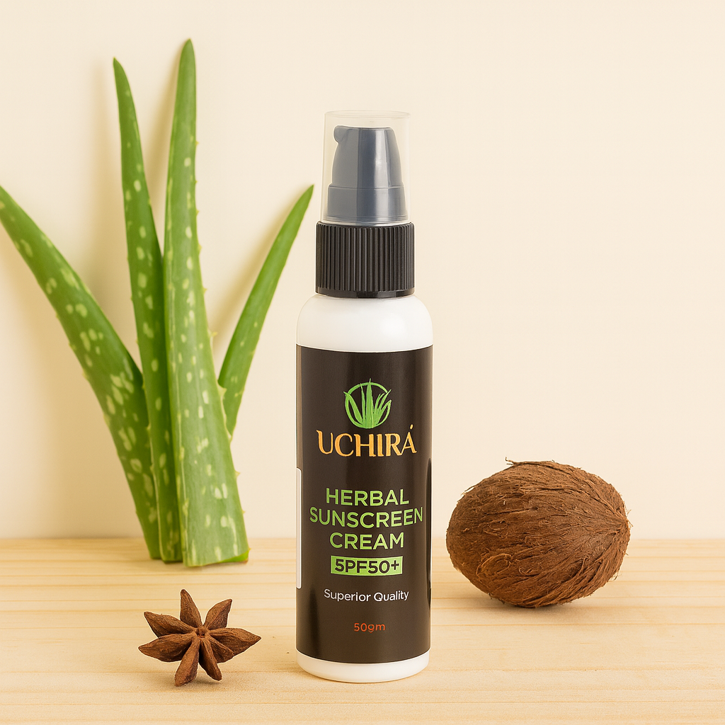 UCHIRA HERBAL SUNSCREEN CREAM SPF 50+