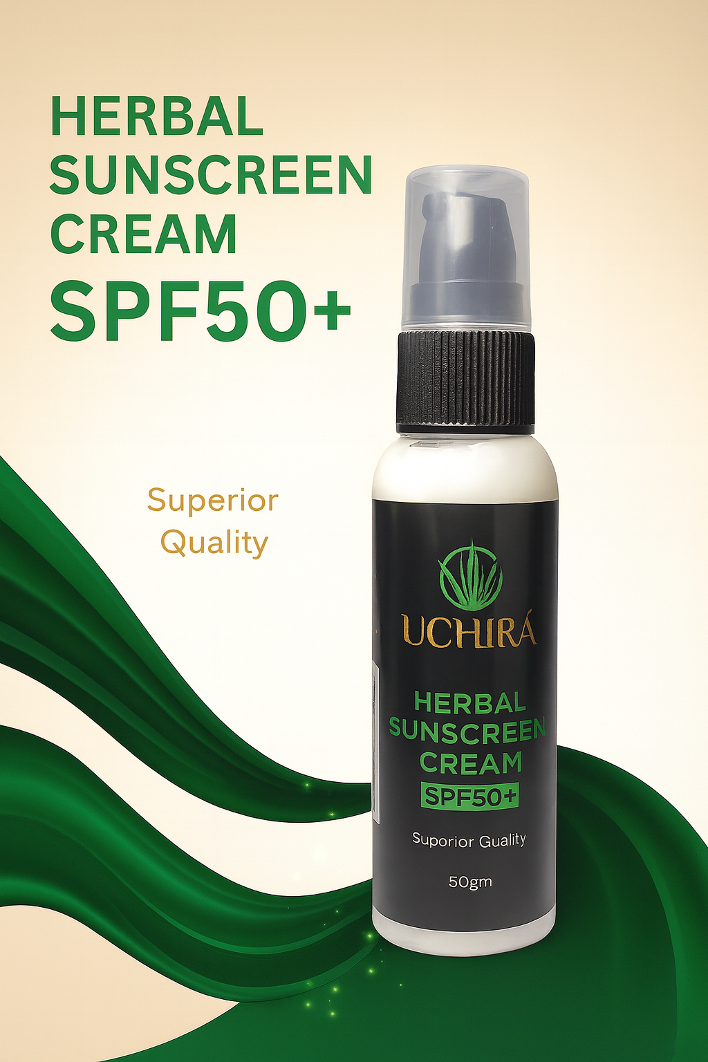 UCHIRA HERBAL SUNSCREEN CREAM SPF 50+