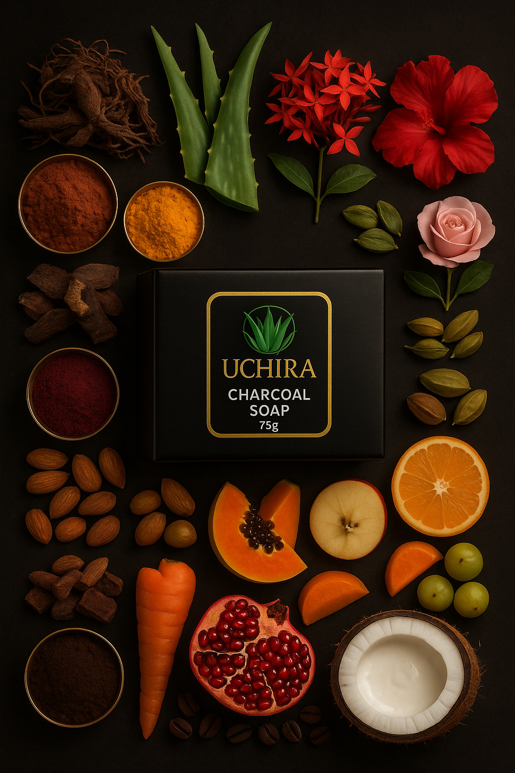 UCHIRA HERBAL CHARCOAL SOАР