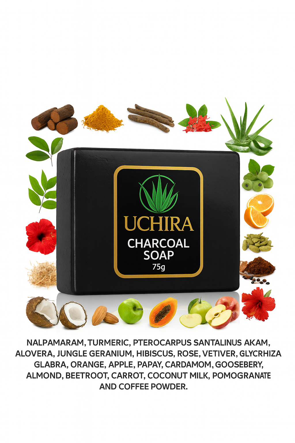 UCHIRA HERBAL CHARCOAL SOАР