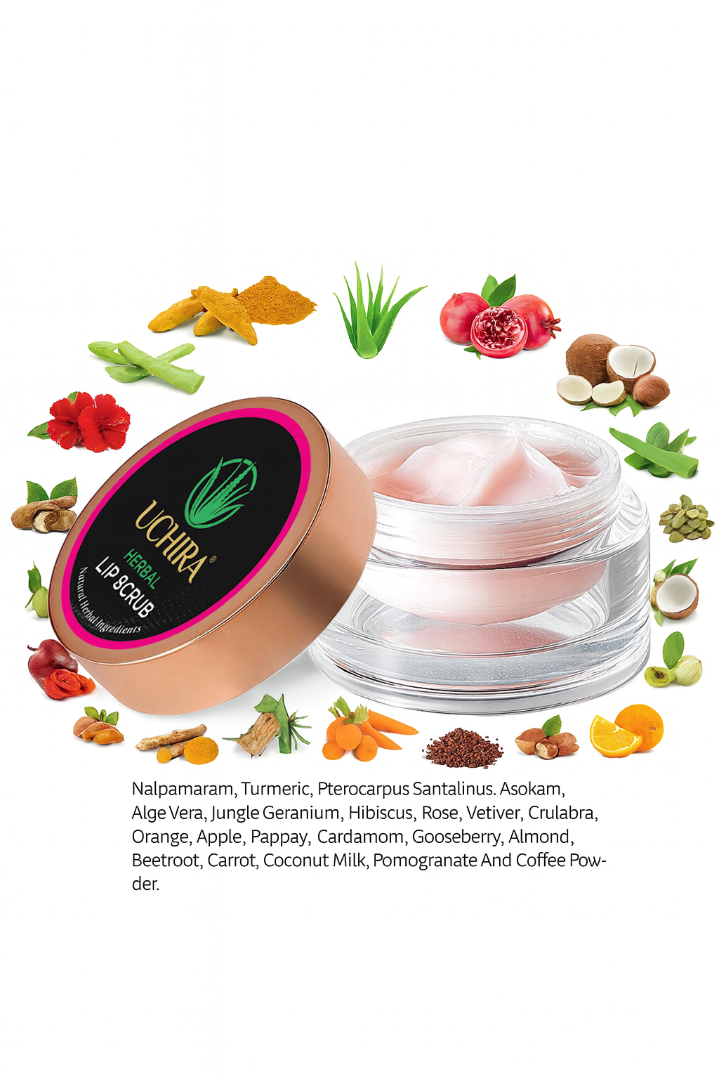 UCHIRA HERBAL LIP SCRUB