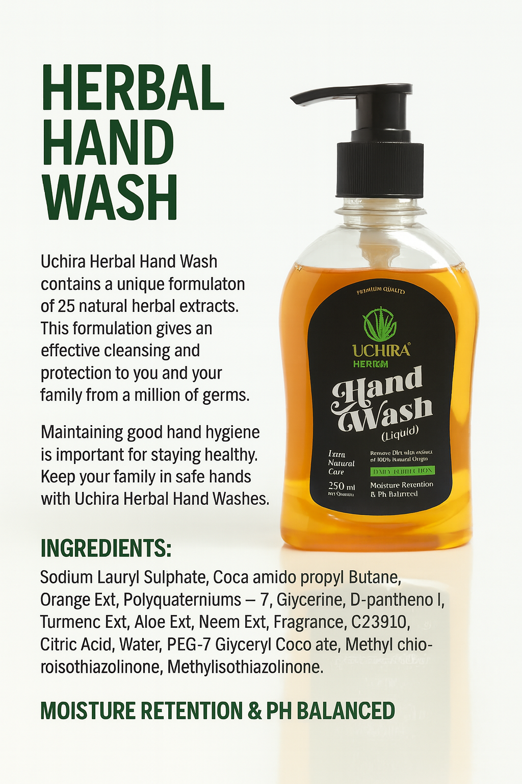 UCHIRA HERBAL HAND WASH