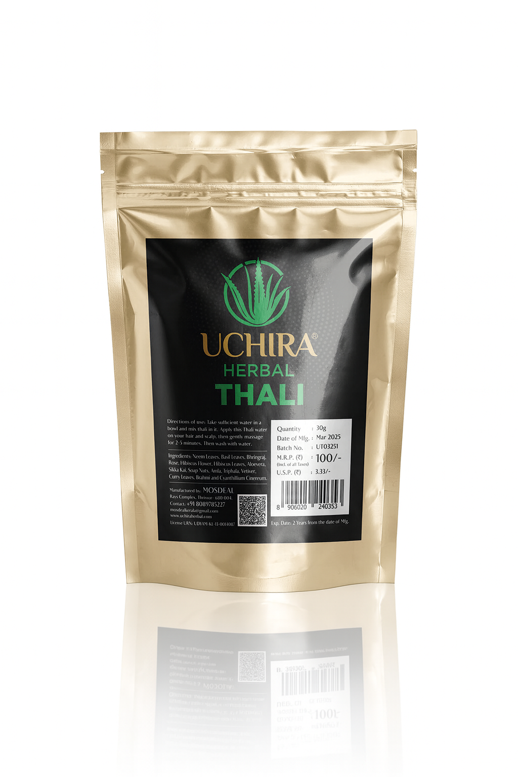 UCHIRA HERBAL THALI 30.GM - PACK 2