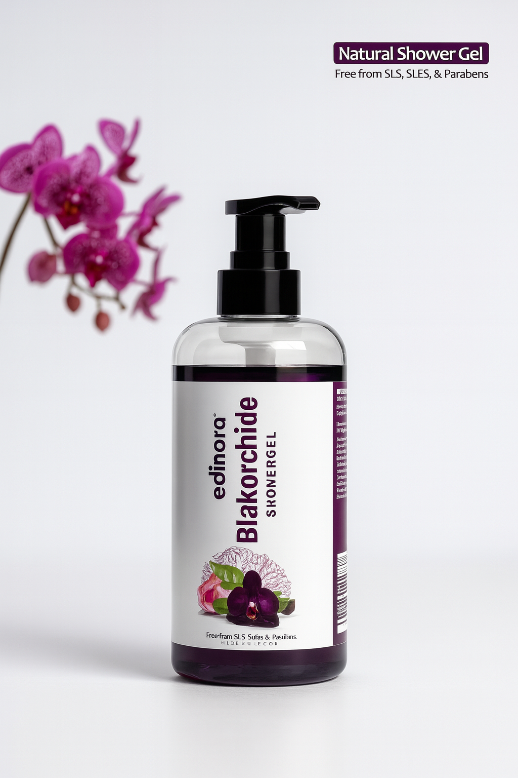Edinora Black Orchid shower gel (300ml)