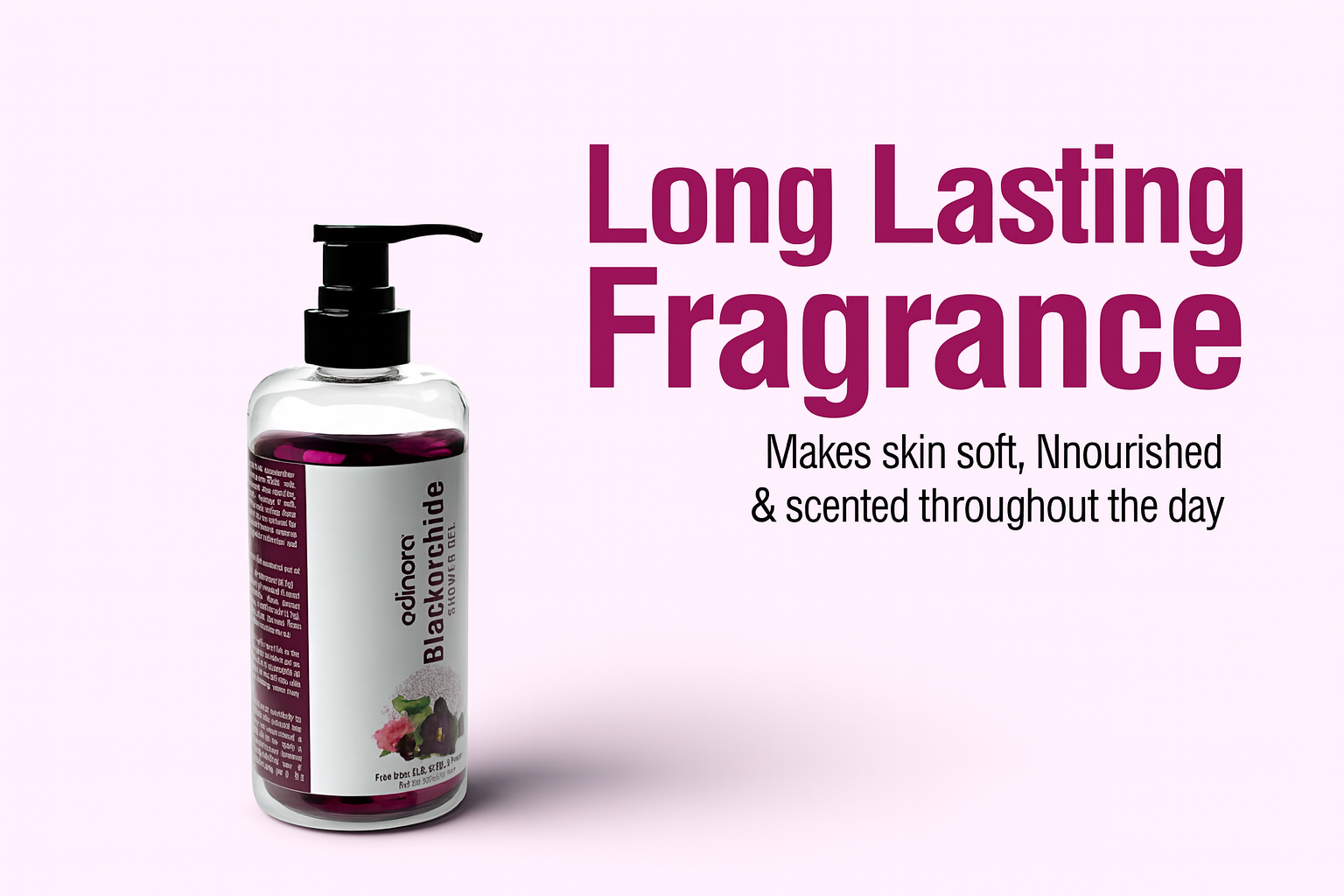 Edinora Black Orchid shower gel (300ml)