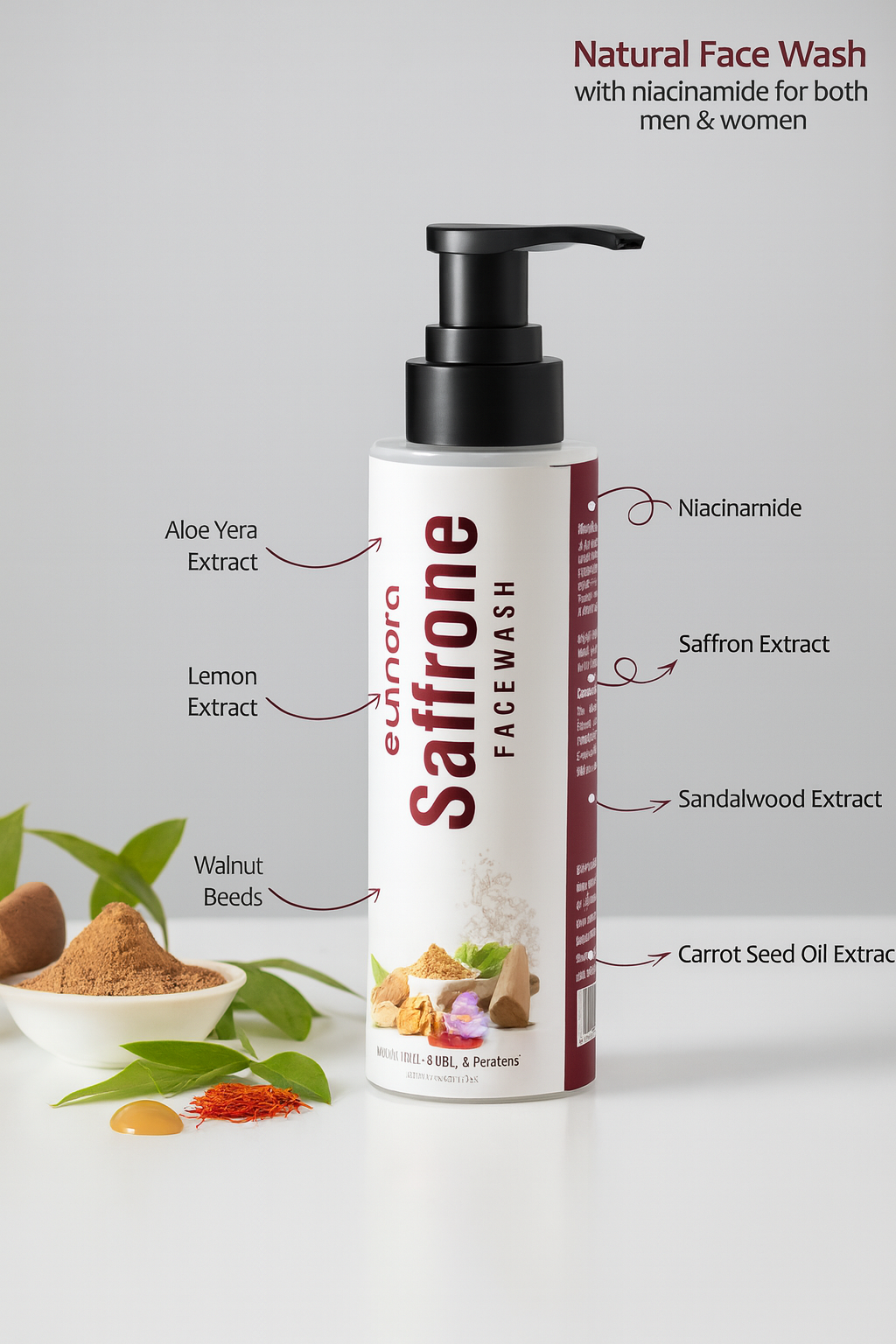 EDINORA SAFFRONE FACE WASH (100ml )