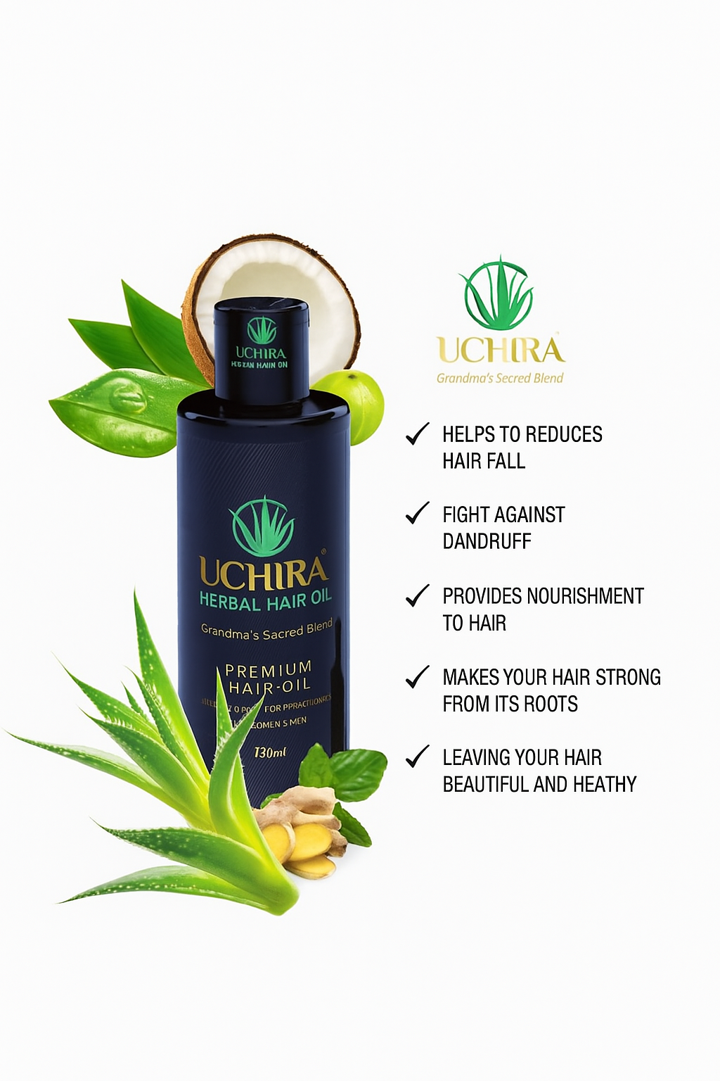Uchira Herbal Hair Oil