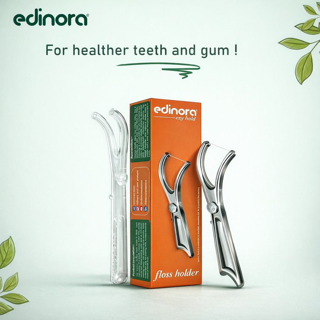 EDINORA PRIME 45.GM PACK 2 + Dental Floss | For interdental cleaning and improved mouth health