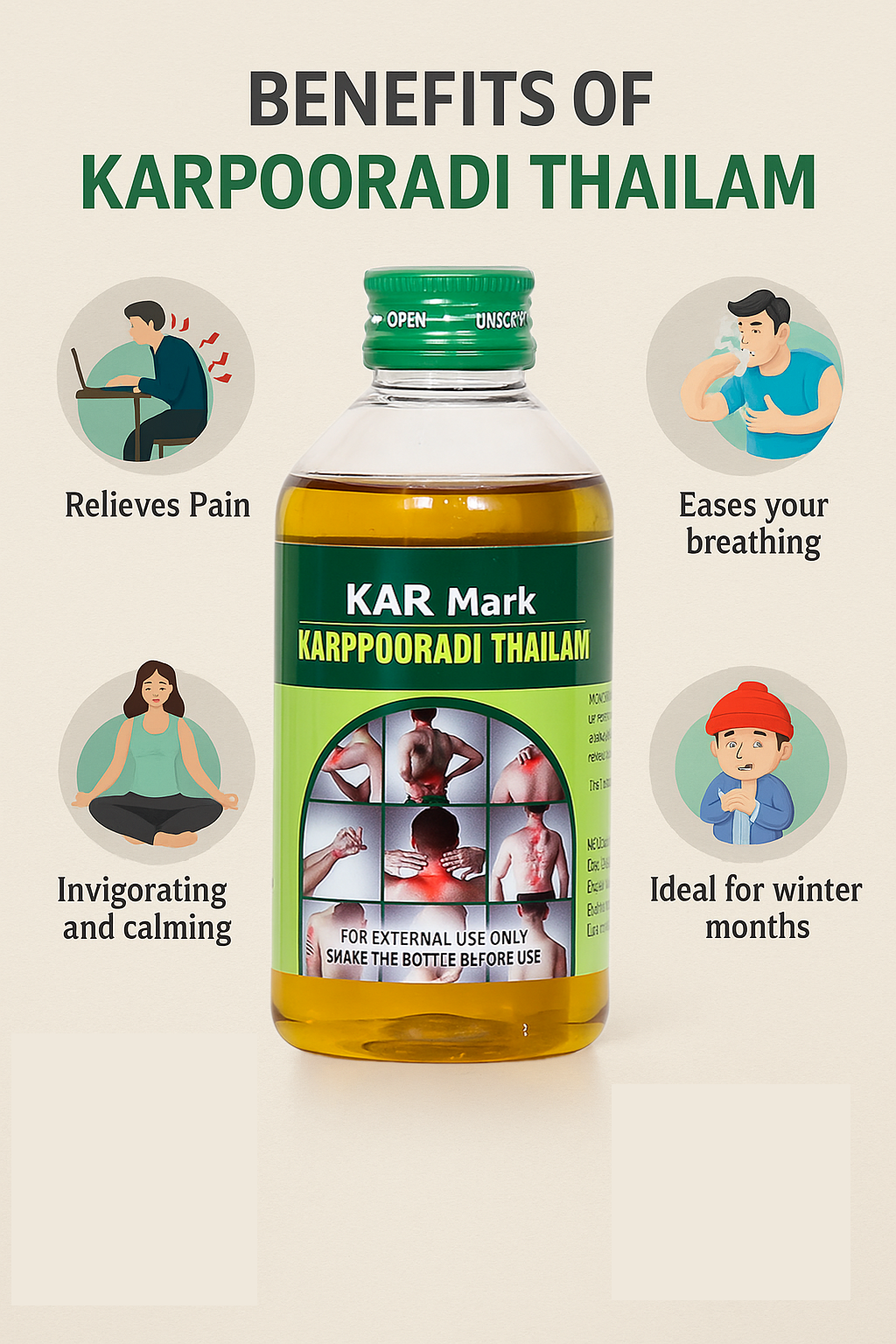 KARMARK Karppooradi Thailam