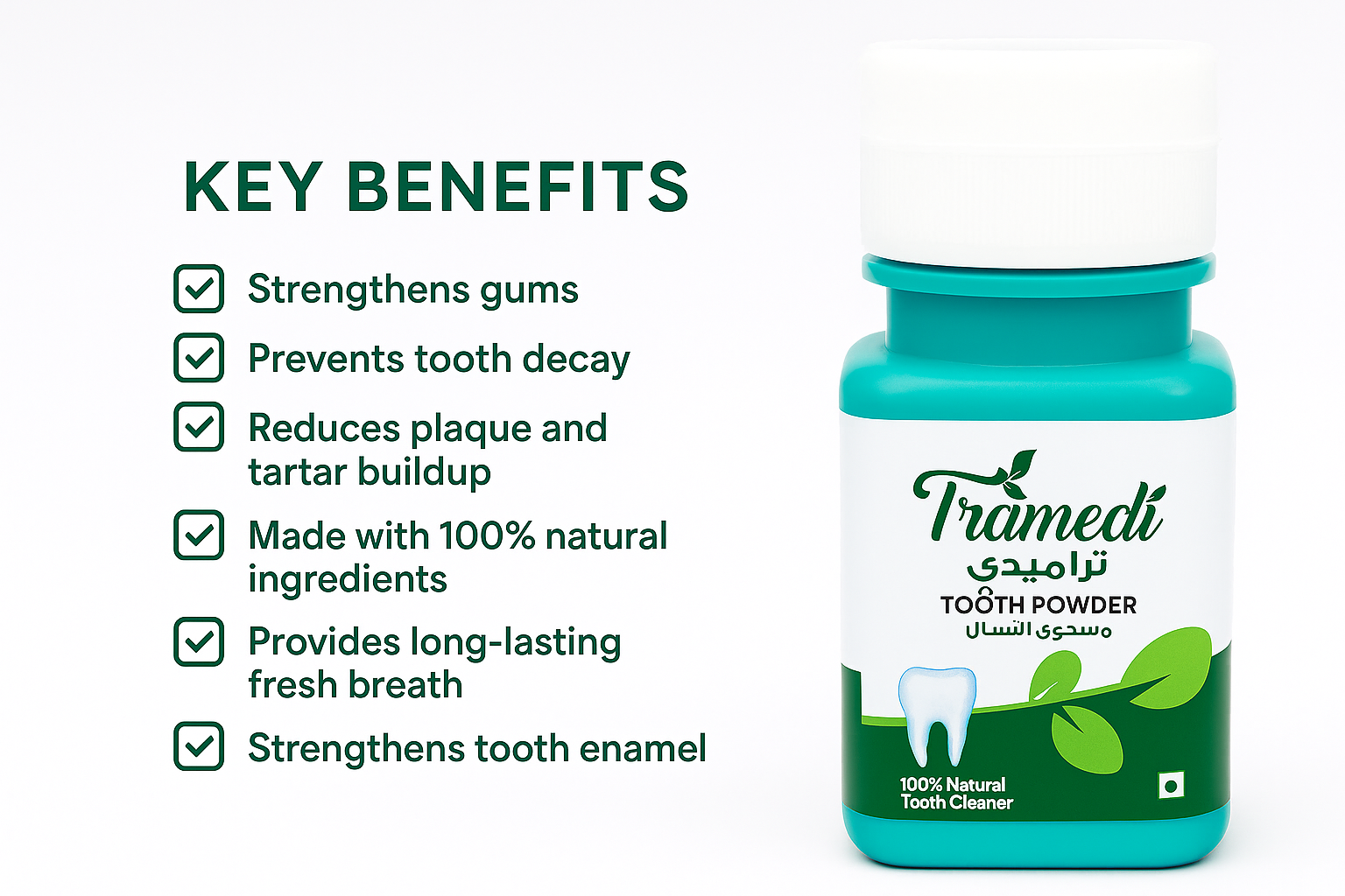 Tramedi Adult tooth powder