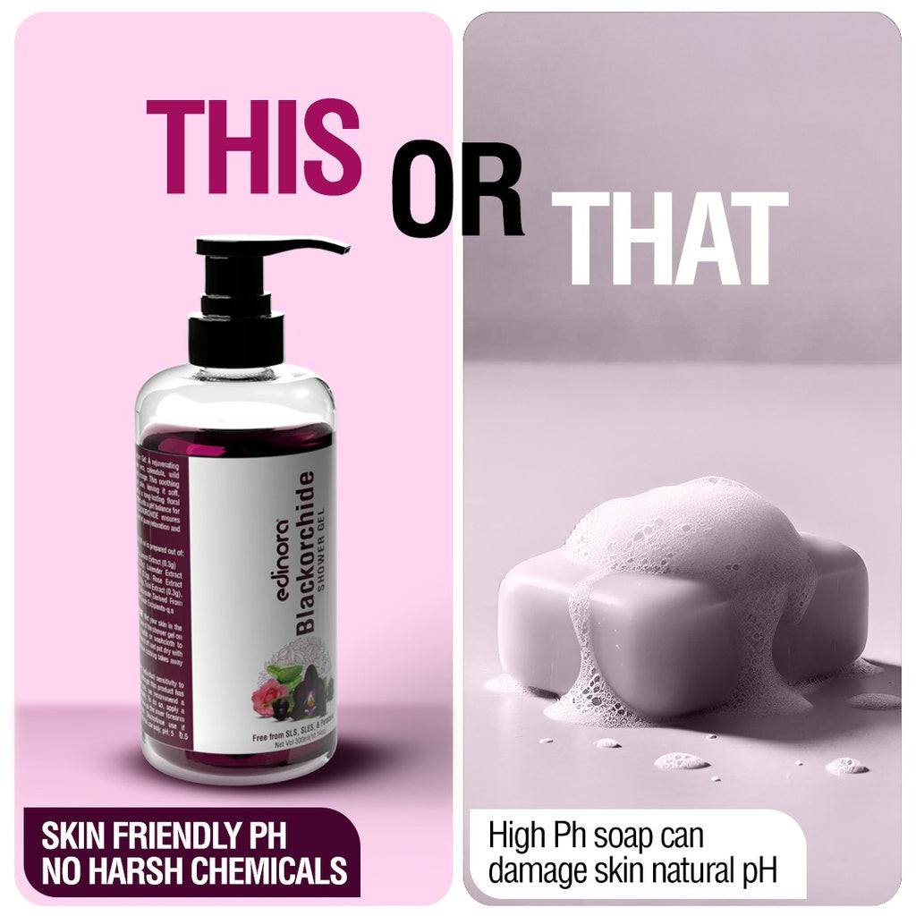 Edinora Black Orchid shower gel (300ml)
