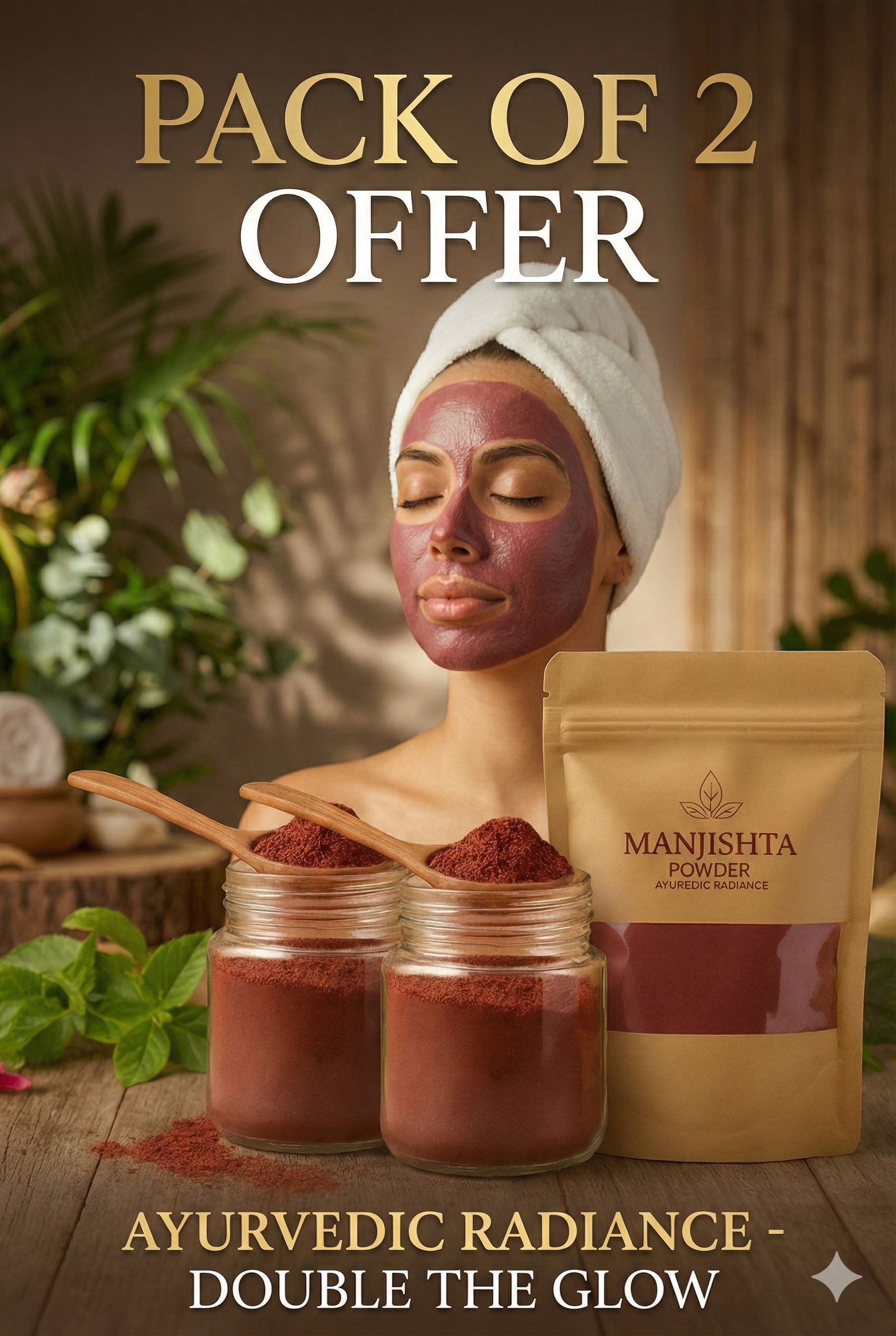 MANJISHTA POWDER (100.GM) PACK 2