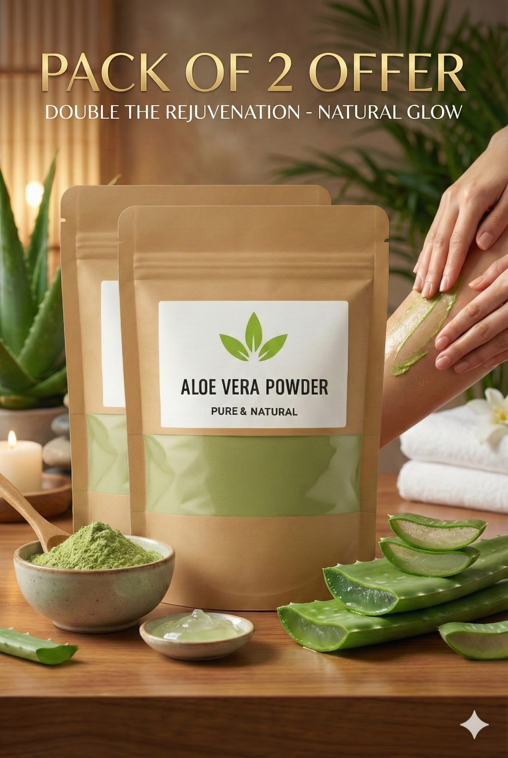ALOE VERA POWDER ( 100. GM ) PACK 2