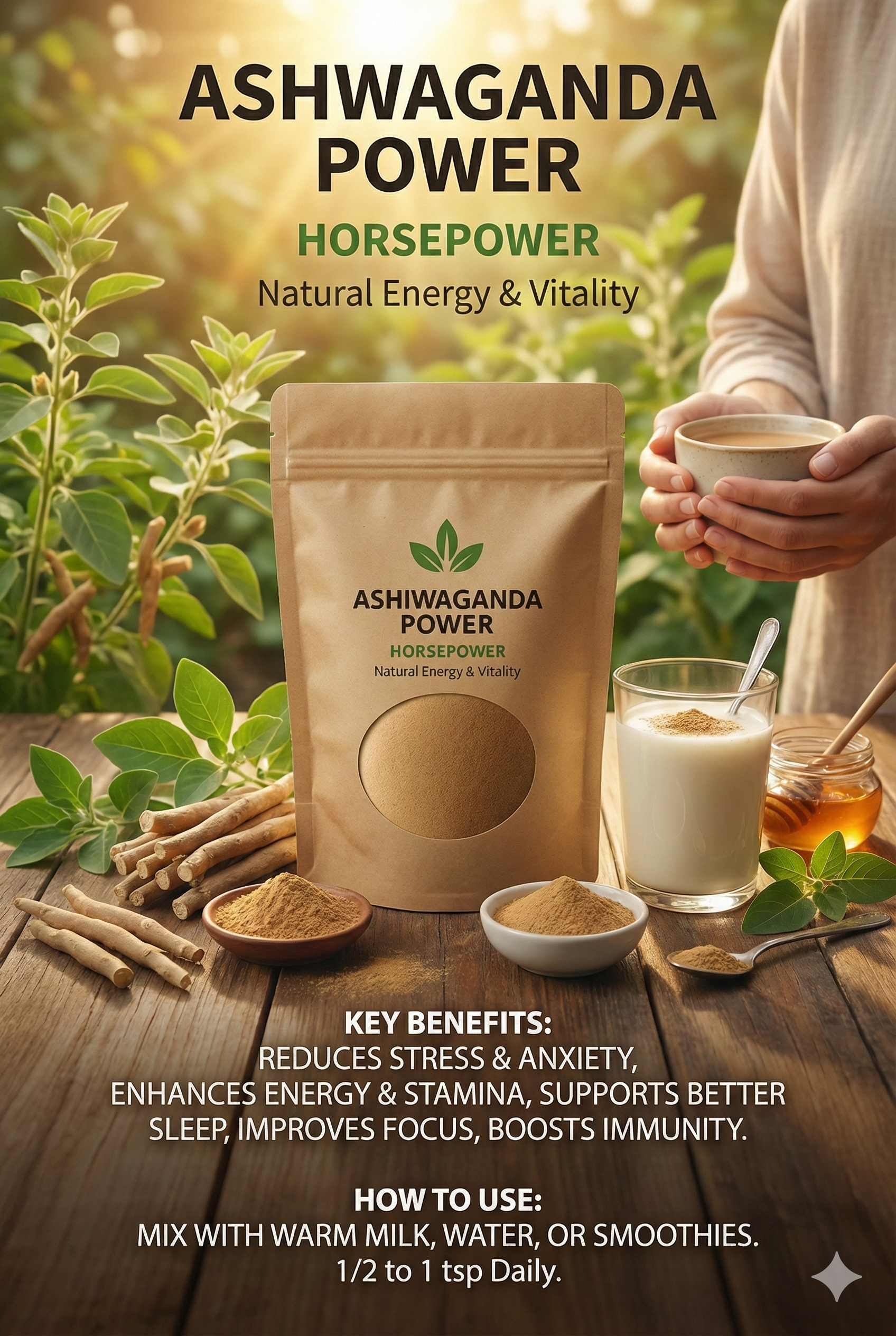 Ashwagandha Powder (100.GM)
