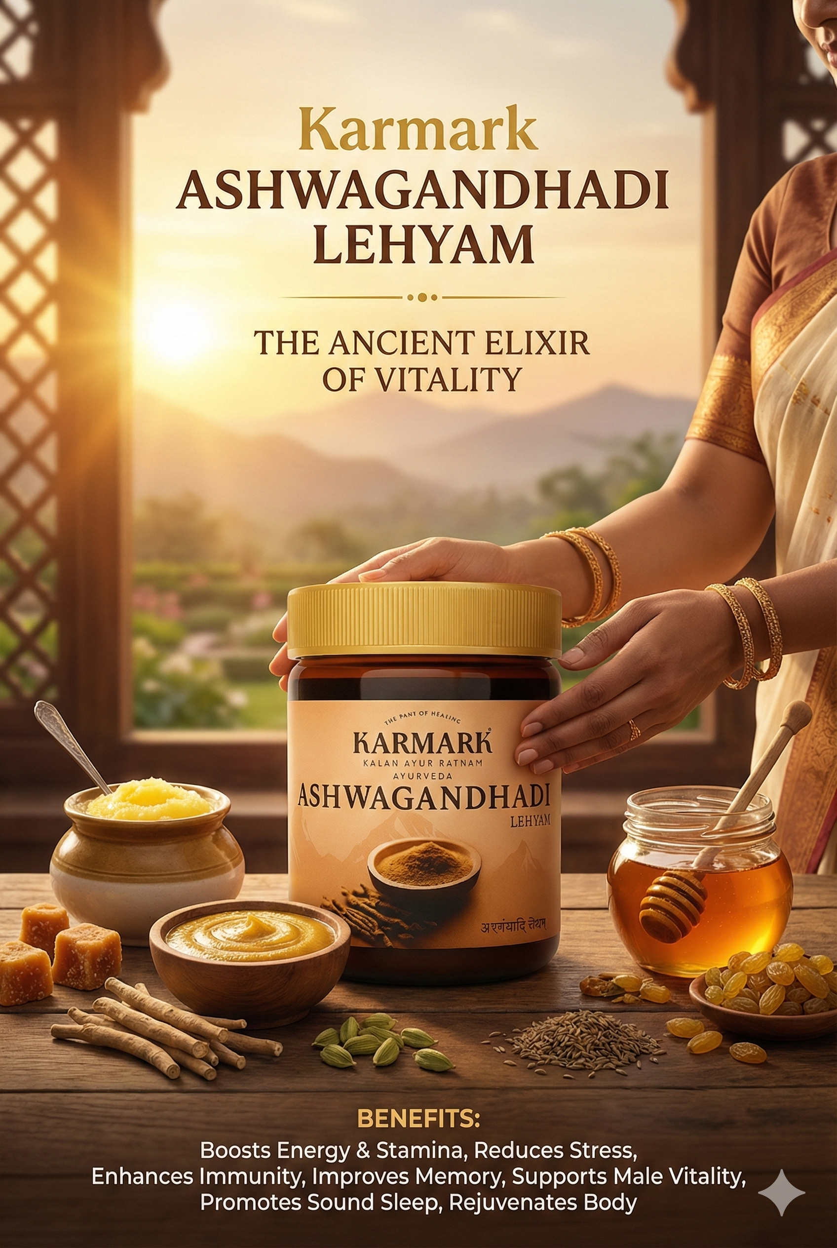 KARMARK Ashwagandha Lehyam (500.GM) PACK 2