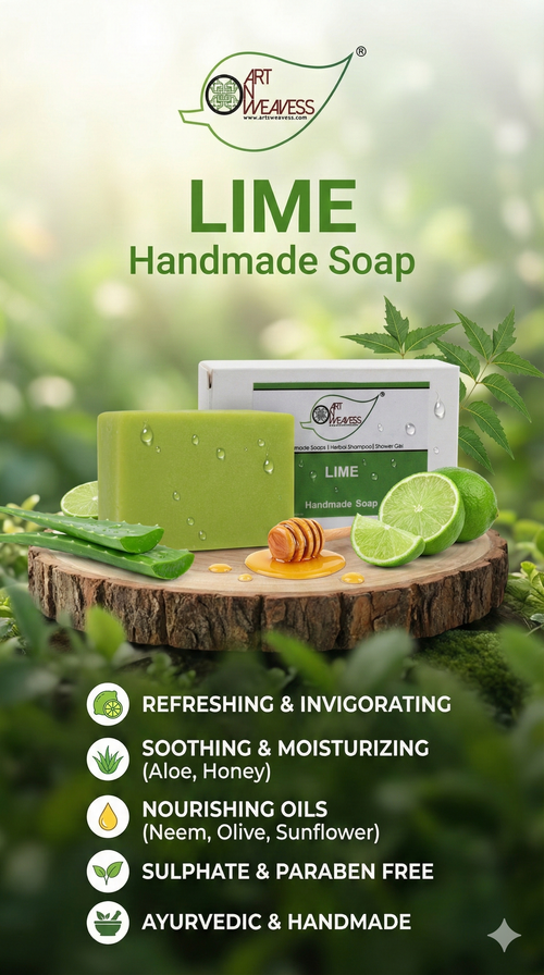 A N W (NON T.P.T) GLYCERIN  LIME SOAP (100. GM)