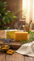 A N W MEDICATED SOAP ( DHAWALA ) FOR ECZEMATOUS OR PSORIASIS - YELLOW ( 100. GM )