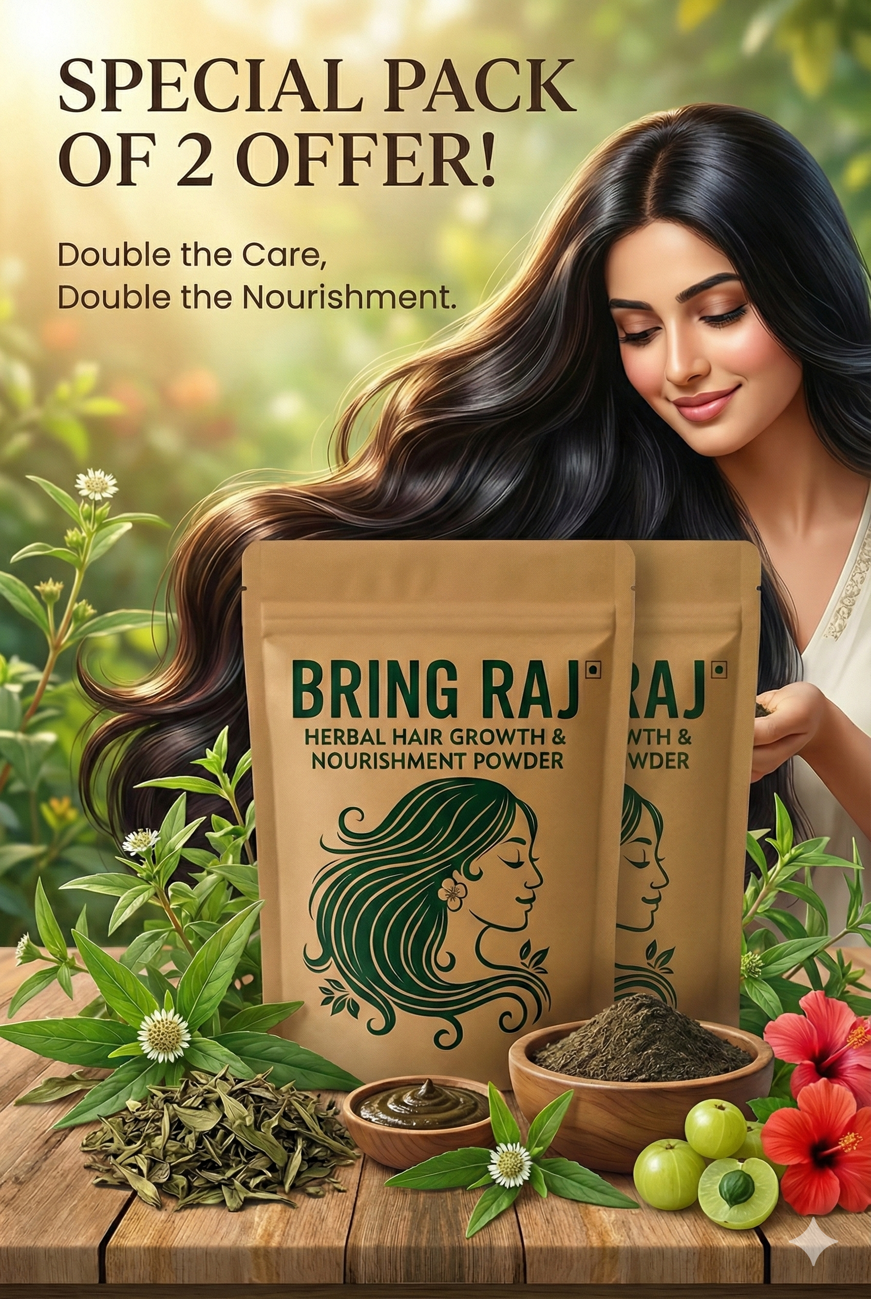 BHRINGRAJ POWDER ( 100. GM ) PACK 2