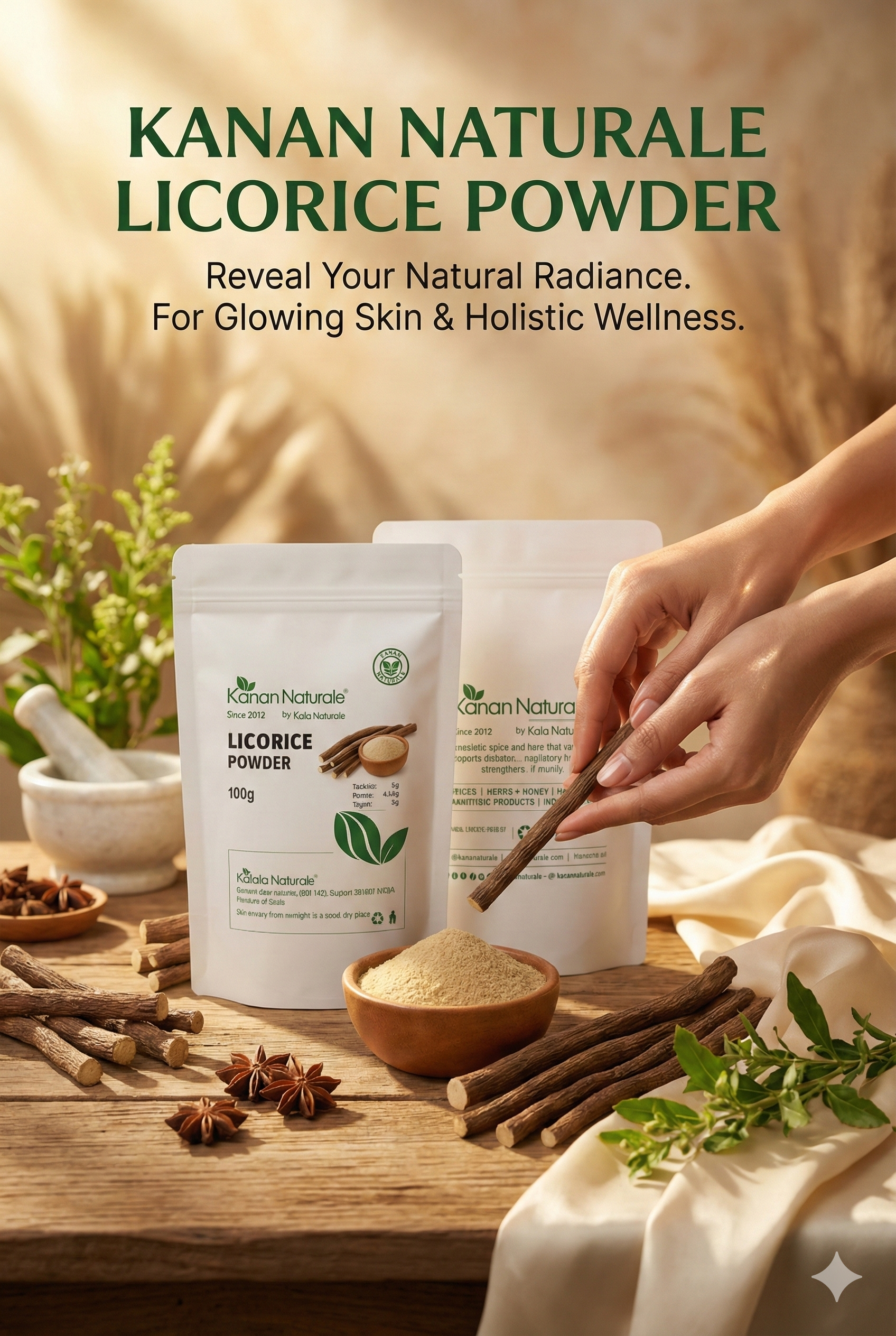 KERALA NATURALS Licorice root powder 100g