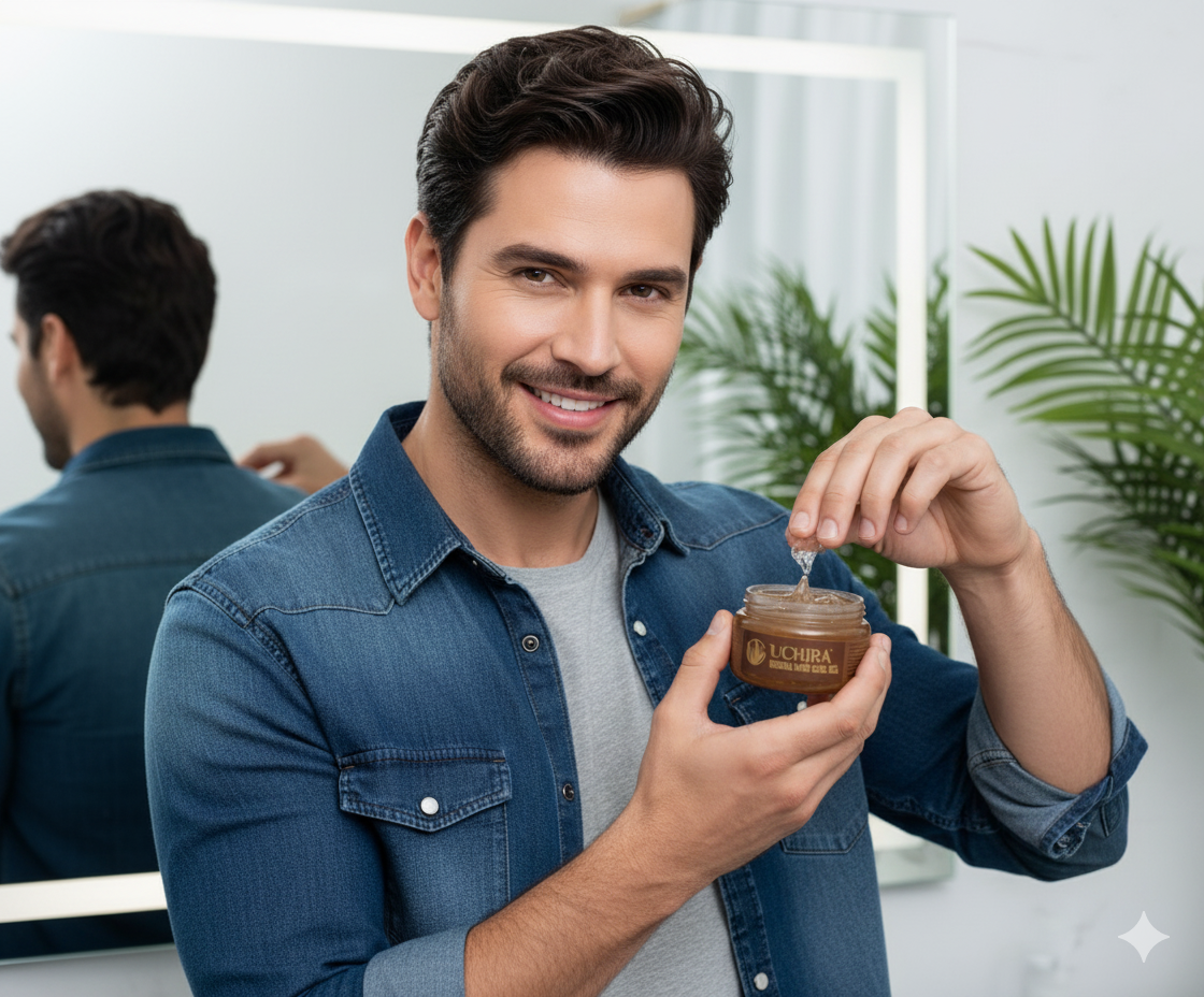 Uchira Herbal Hair Care Gel .