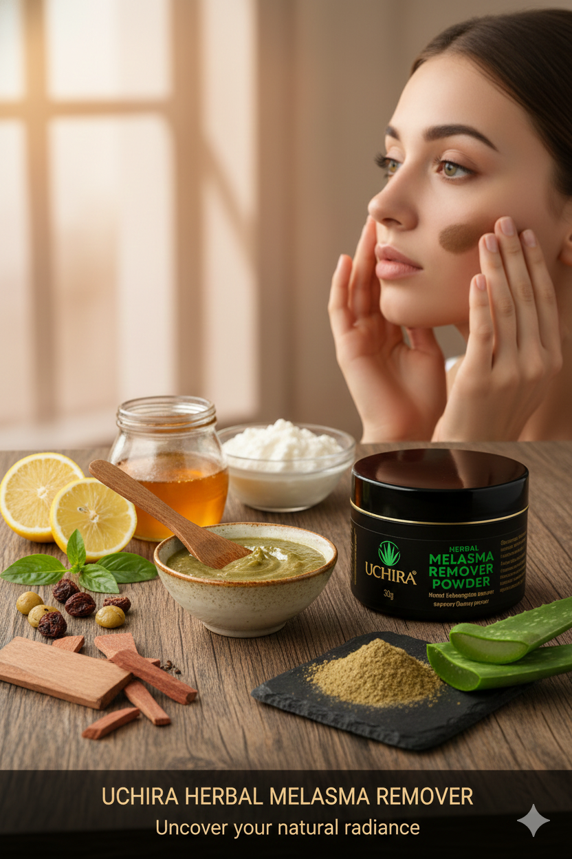 Uchira Herbal Melasma Remover Powder – Rediscover Your Flawless Glow