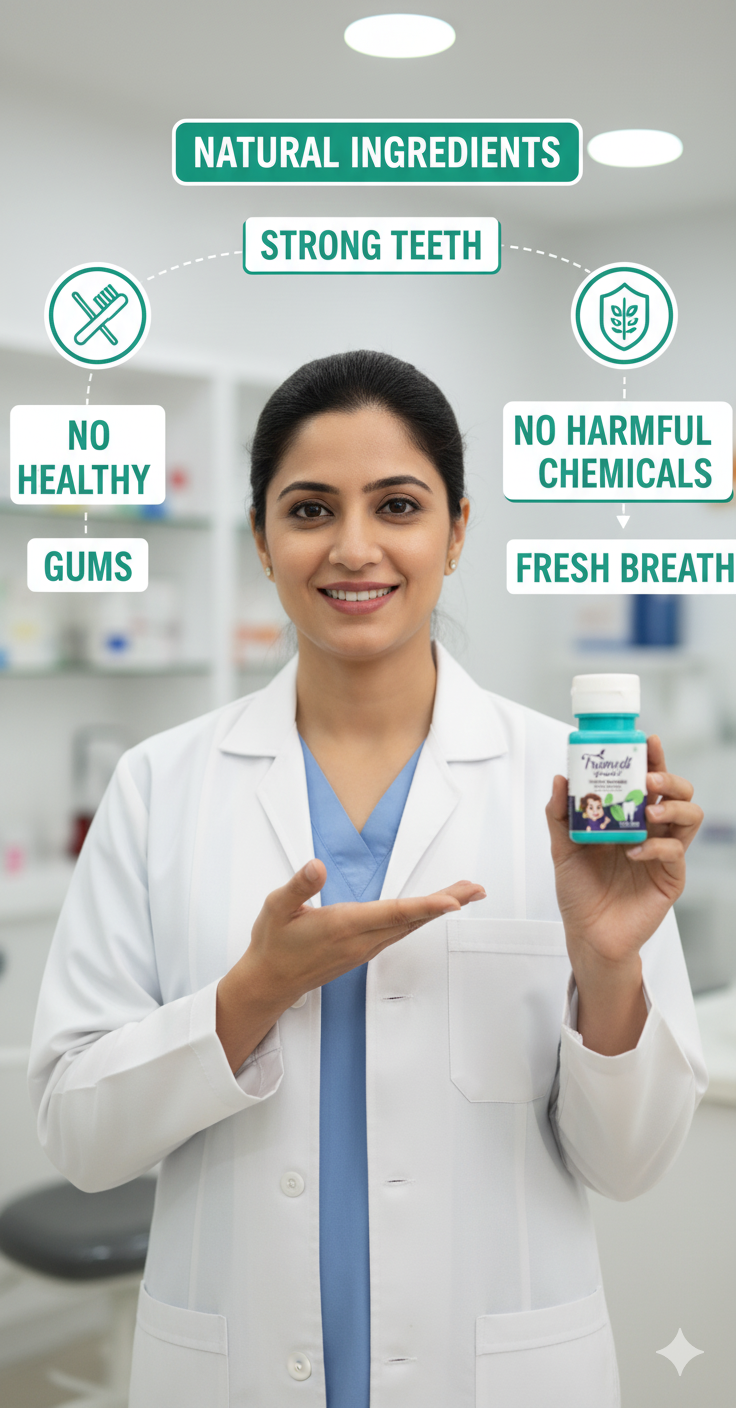 Tramedi Kids tooth powder