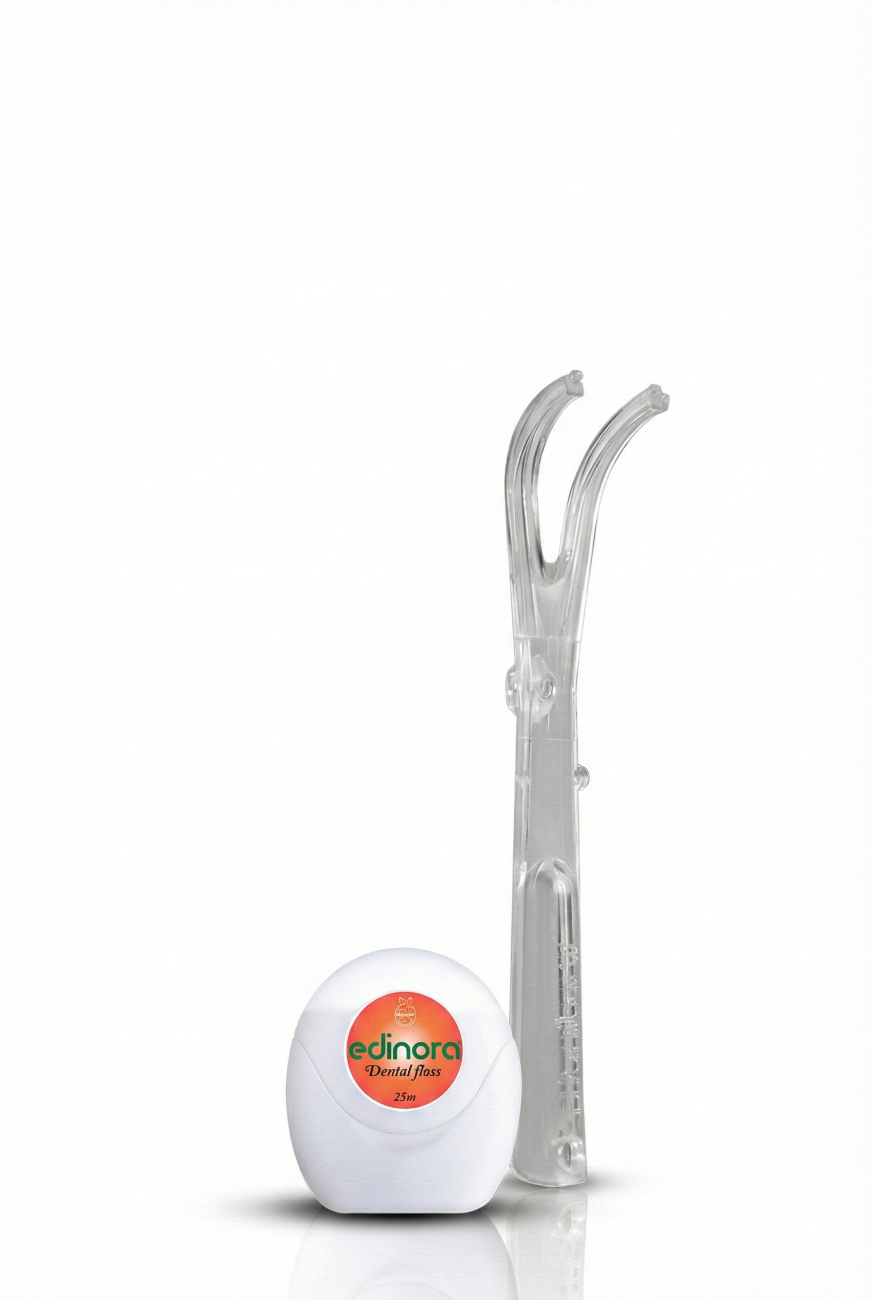 Dental Floss | For interdental cleaning and improved mouth health | 25m long, PTFE waxed dental floss | Long and sturdy Floss holder for better grip and controlled flossing | Combo pack