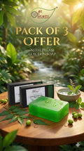 A N W NEEM TULASI GLYCERINE SOAP ( 100. GM ) PACK 3