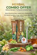 EDINORA SENSIPRO 45.GM + Dental Floss and sturdy Floss holder for better grip and controlled flossing