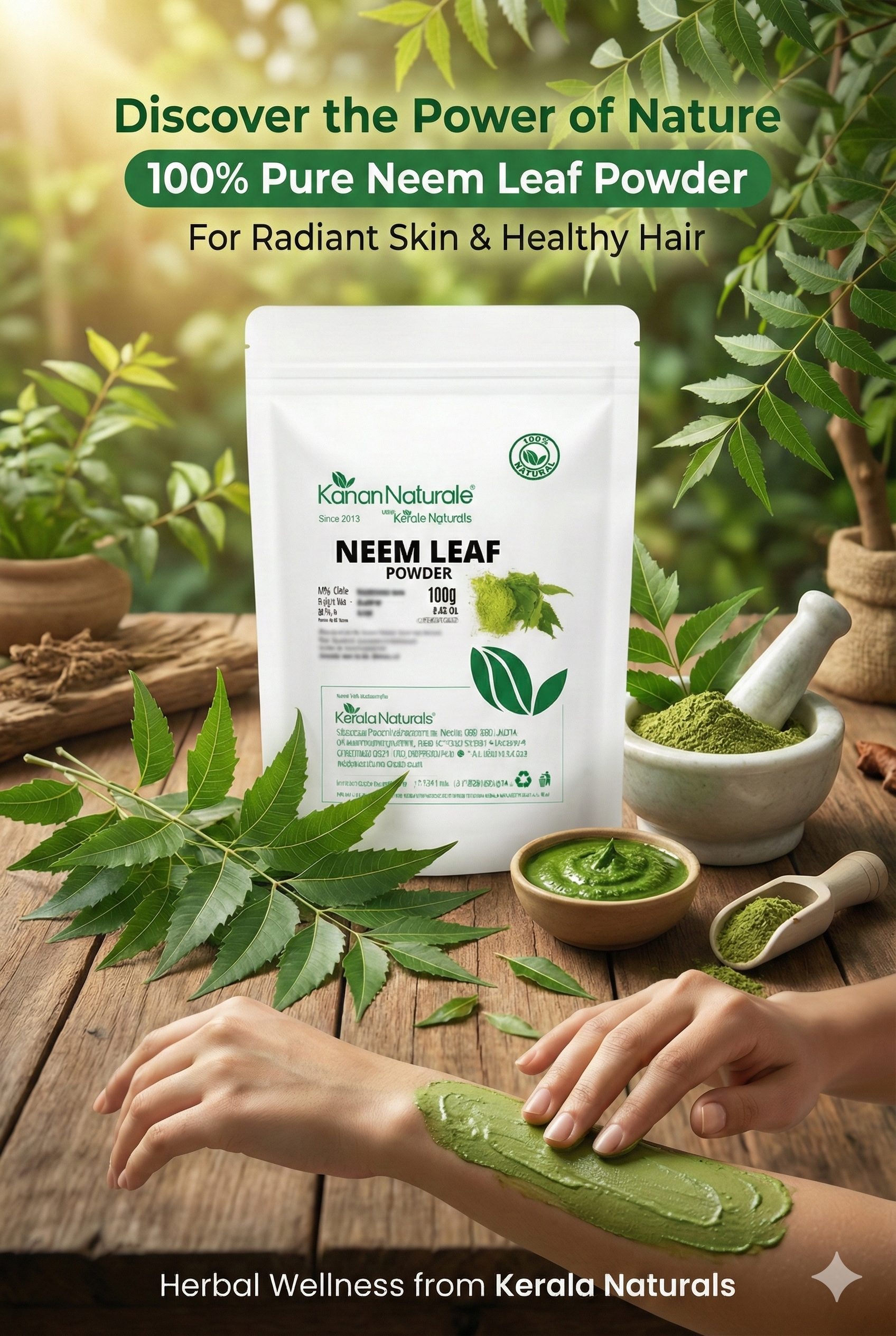 kerala Naturals Neem powder 100gm