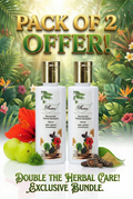A N W AYURVEDIC HERBAL SHAMPOO SLES BASED ( 100.ML ) PACK 2