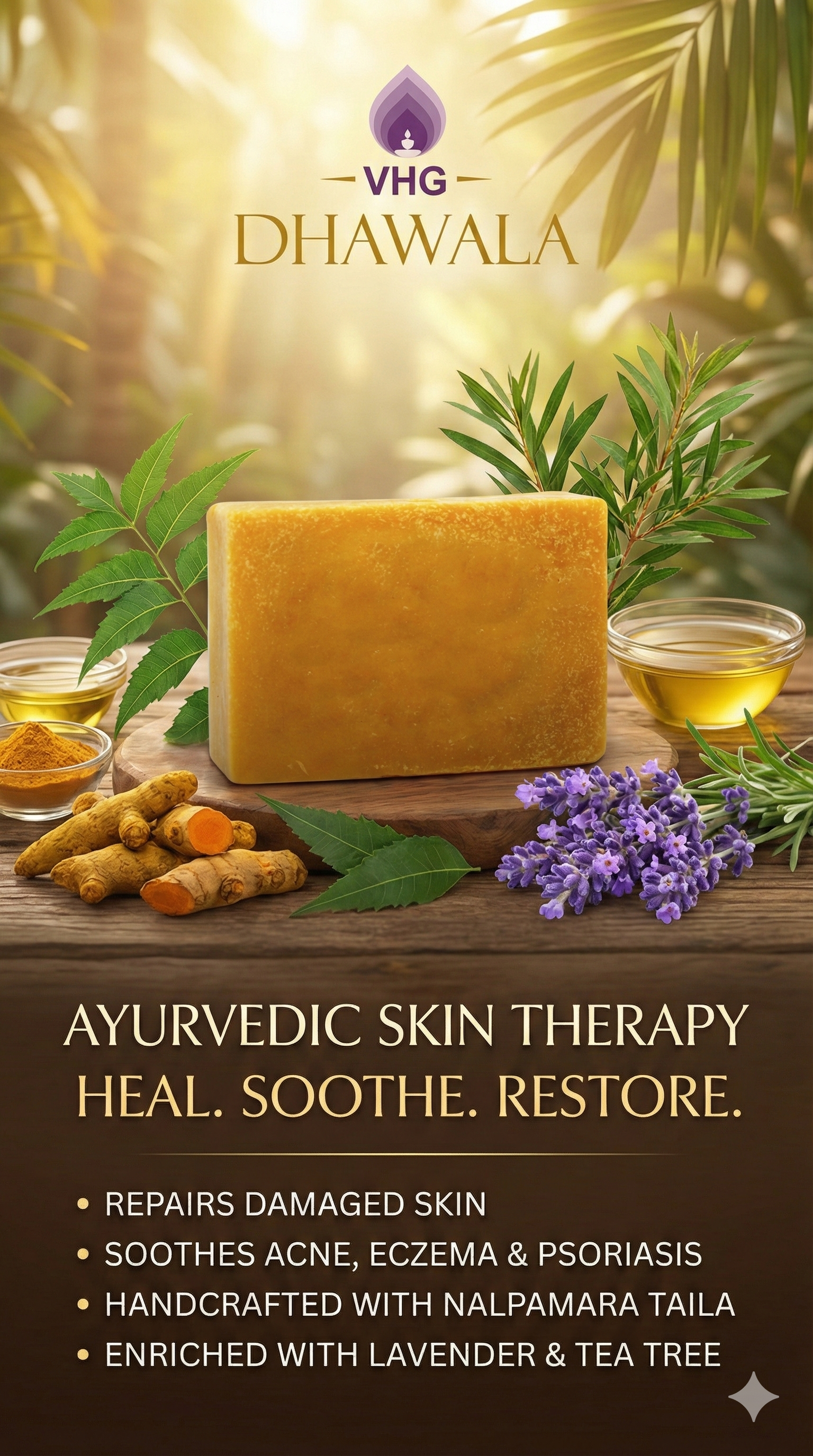 A N W MEDICATED SOAP ( DHAWALA ) FOR ECZEMATOUS OR PSORIASIS - YELLOW ( 100. GM )