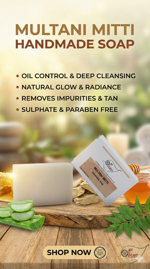 A N W (NON TPT) GLYCERIN MULTANI MITTI. ( 100 GM ) PACK 3