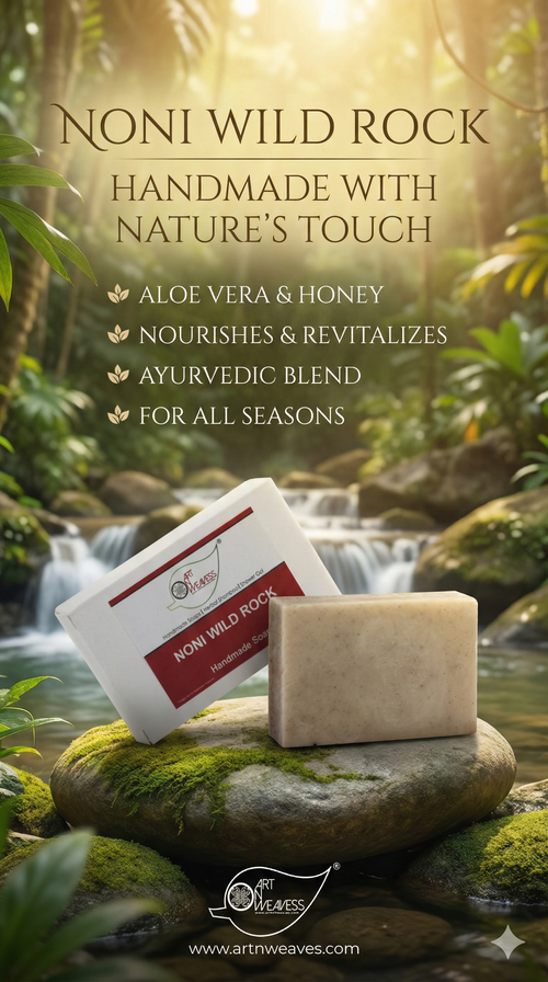 A N W (NON TPT) GLYCERIN WILD ROCK NONI SOAP.  ( 100.GM )