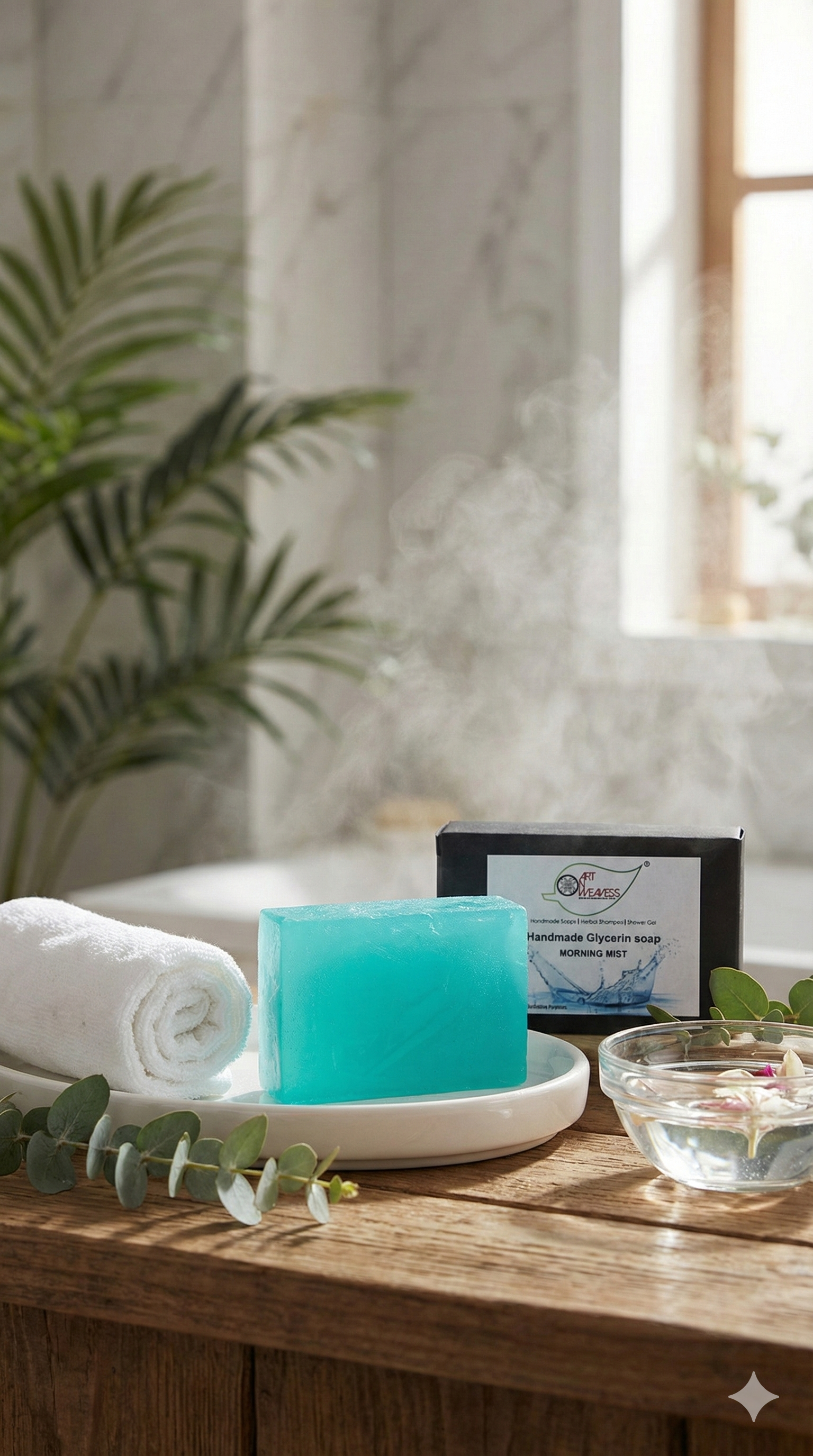 A N W MORNING MIST GLYCERINE SOAP ( 100. GM )