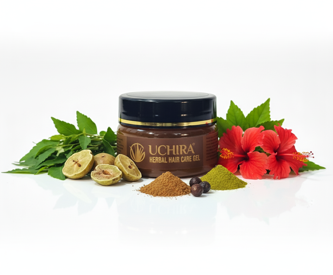 Uchira Herbal Hair Care Gel .
