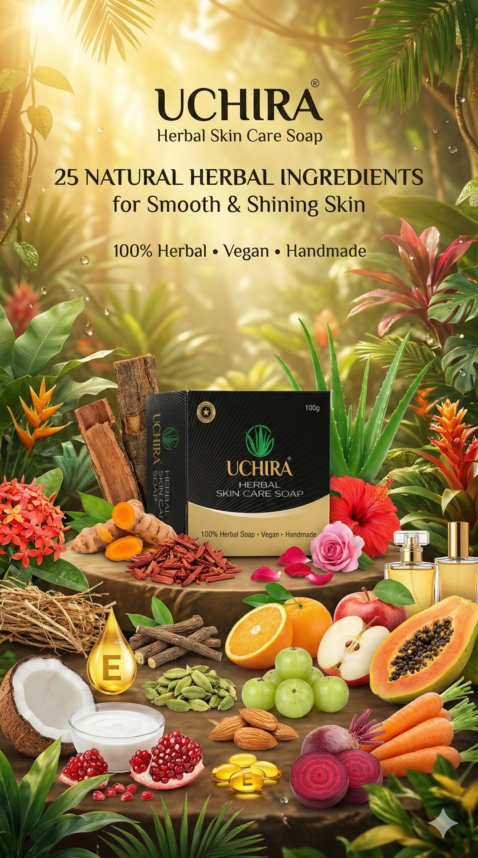 UCHIRA HERBAL SKIN CARE SOAP ( 100.gm )