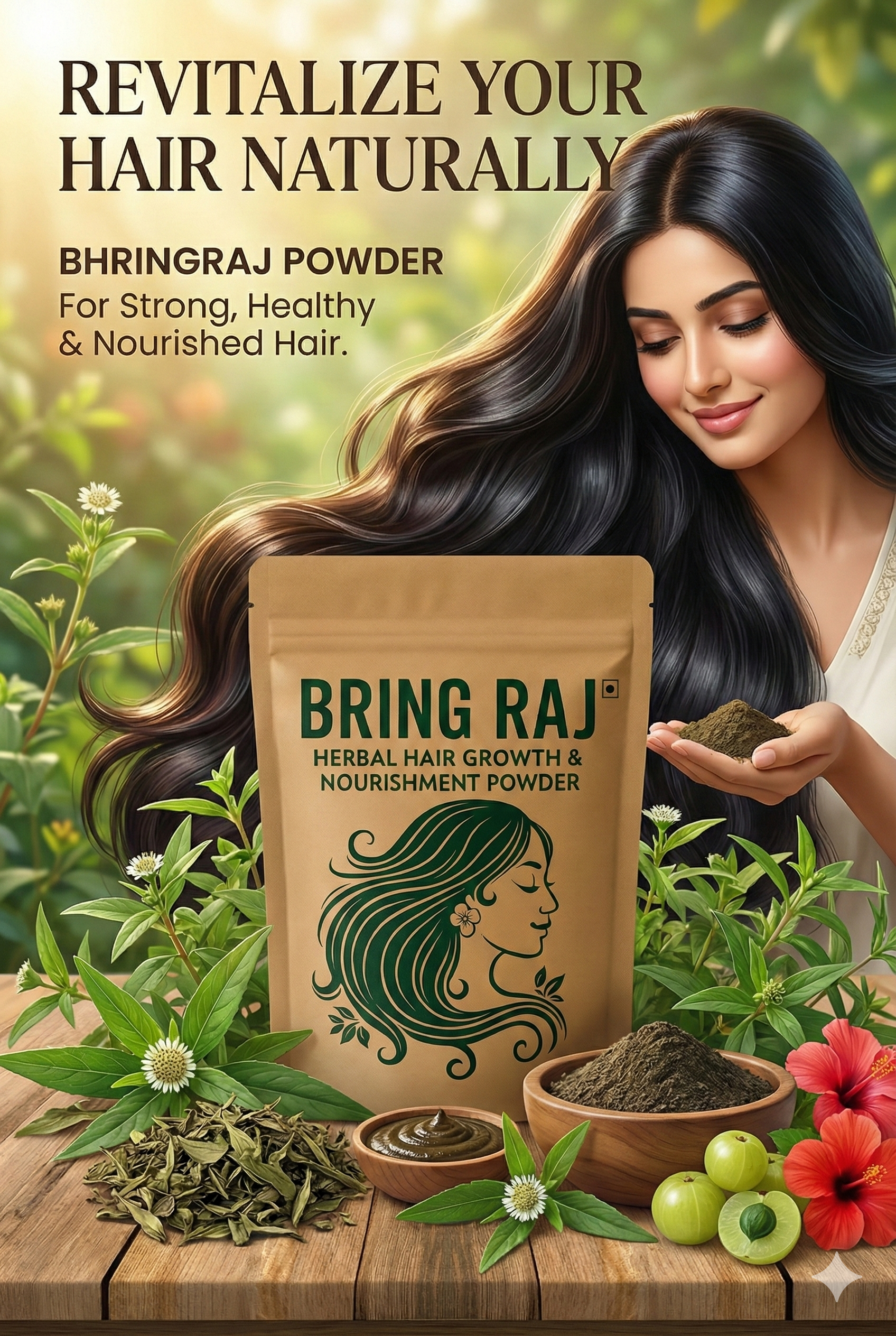 BHRINGRAJ POWDER ( 100. GM ) PACK 2