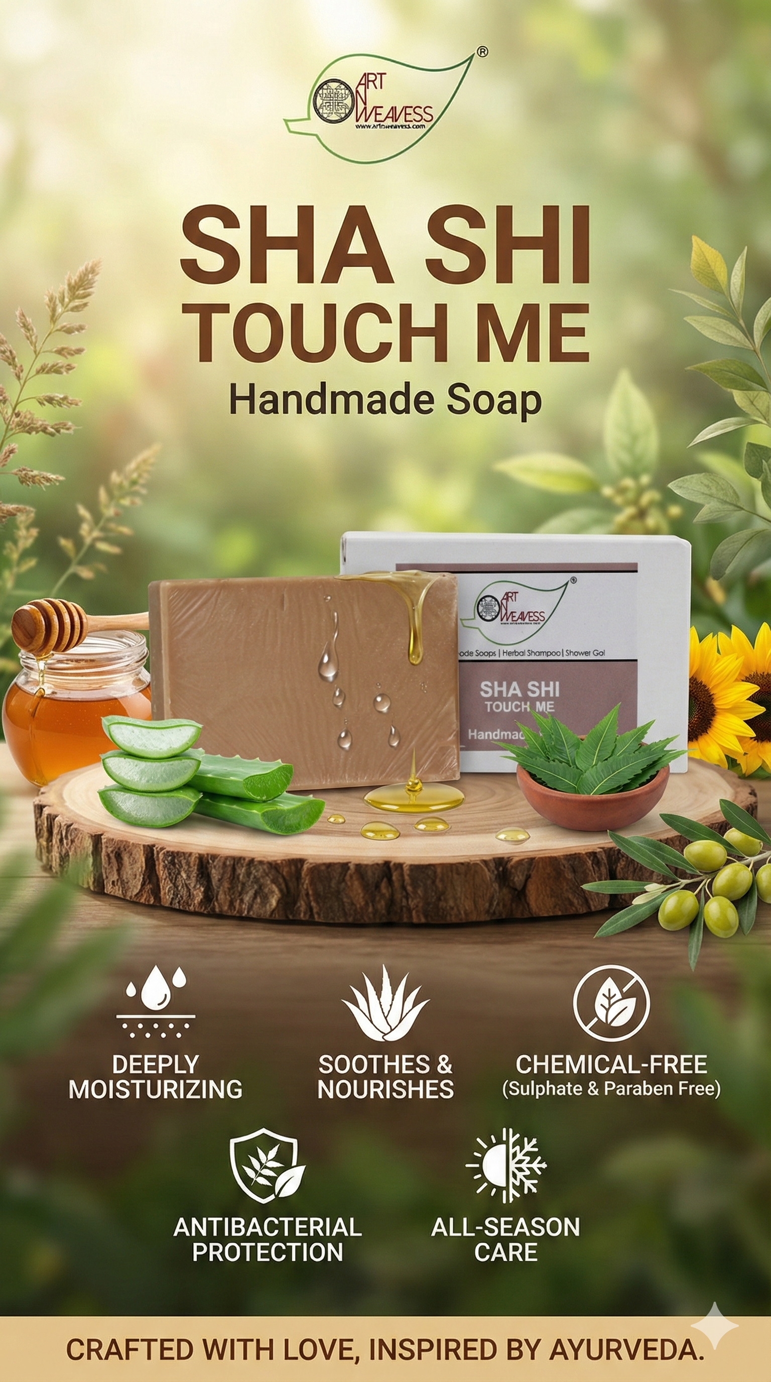 A N W (NON TPT) GLYCERIN TOUCH ME SOAP. ( 100. GM )
