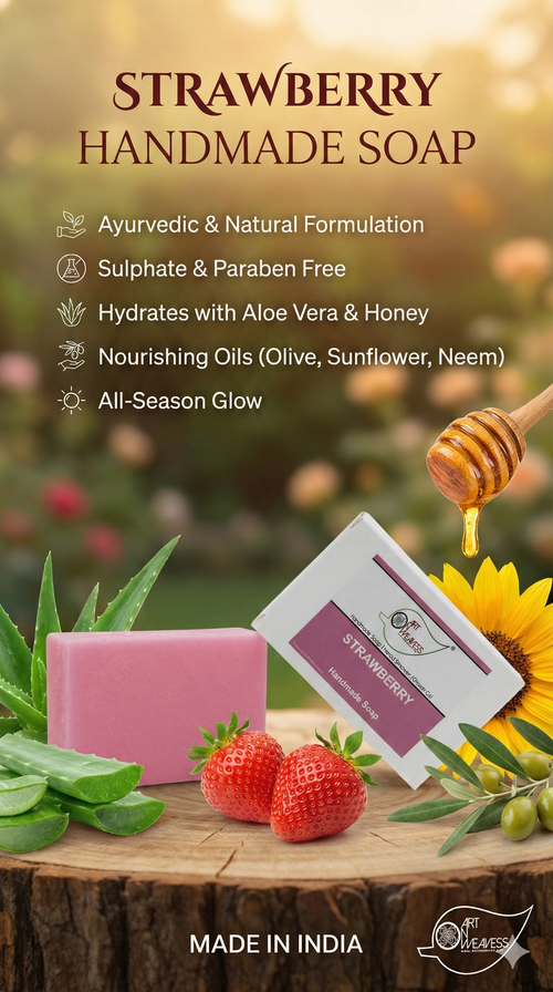 A N W (NON TPT) GLYCERIN STRAWBERRY SOAP ( 100. GM )