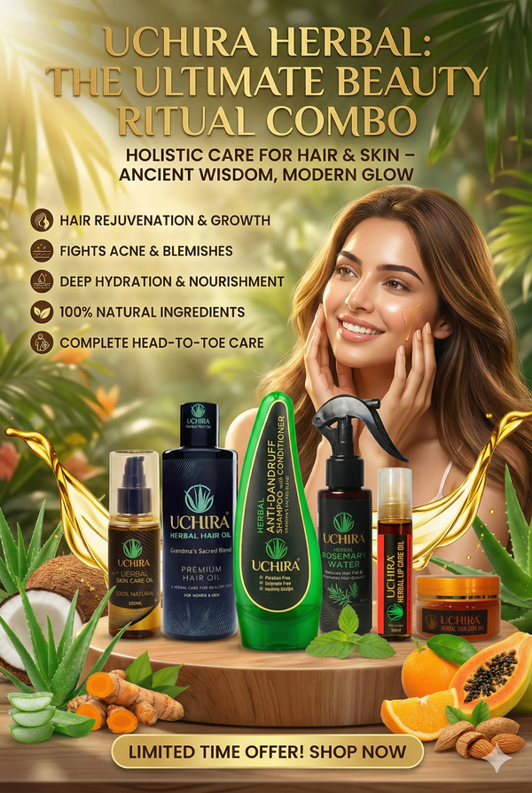 Uchira Herbal Combo Pack HAIR + SKIN +LIP