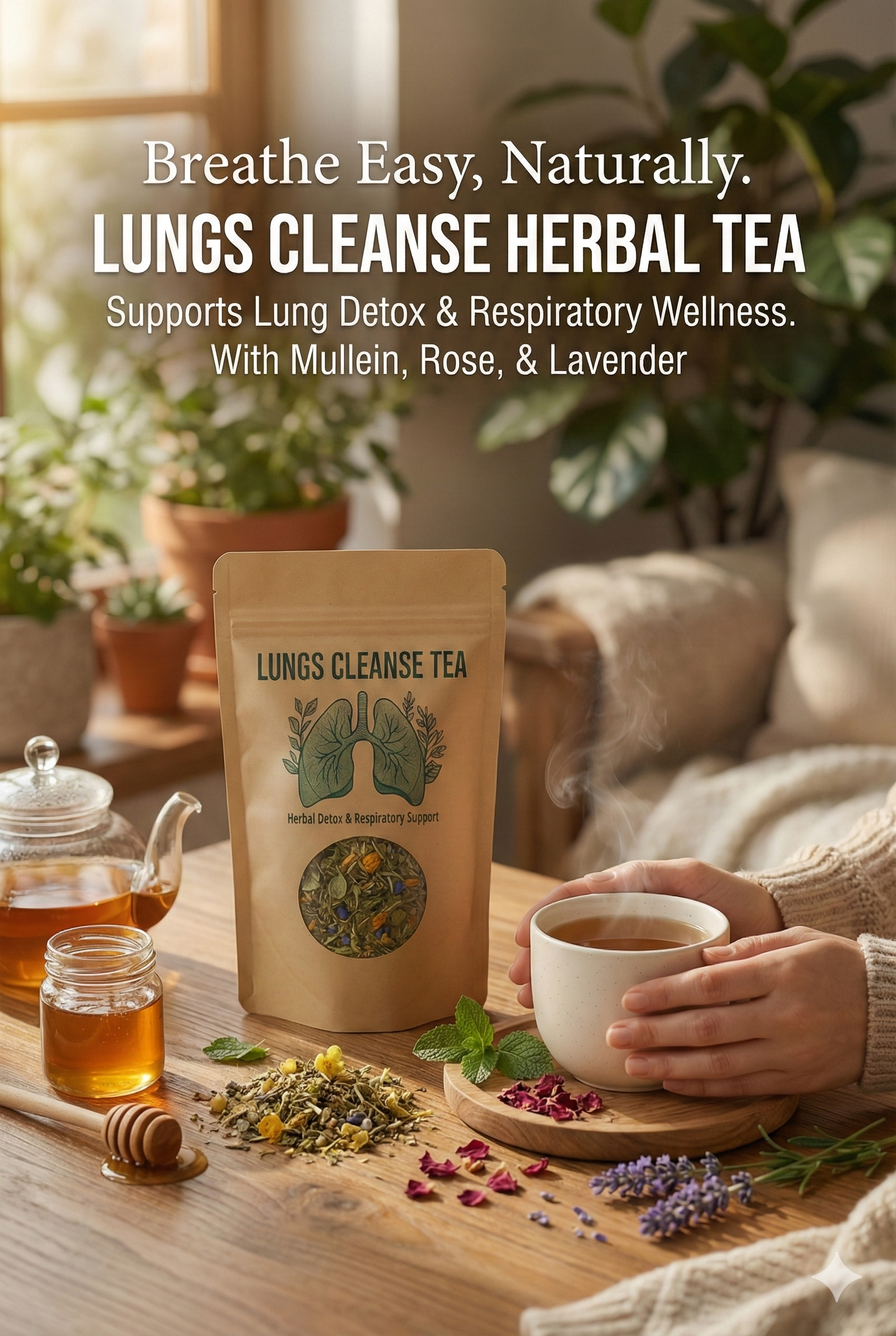 LUNGS CLEANSE TEA (50.GM) PACK 2