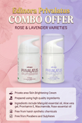 Edinora Privalatu s Natural Private areas Skin Whitening Cream ROSE AND LAVENDER COMBO