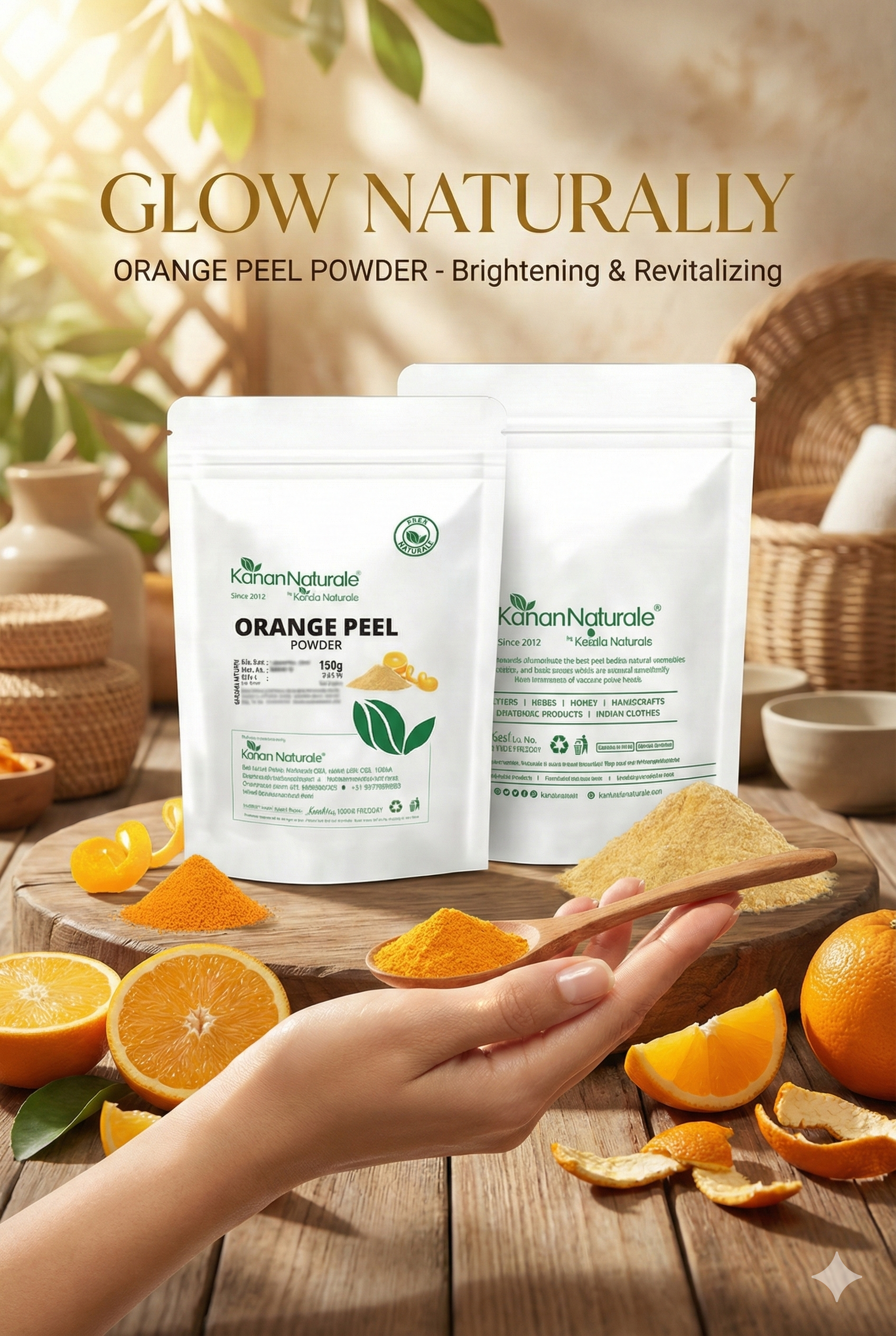 KERALA NATURALS Orange peel powder 100 gm