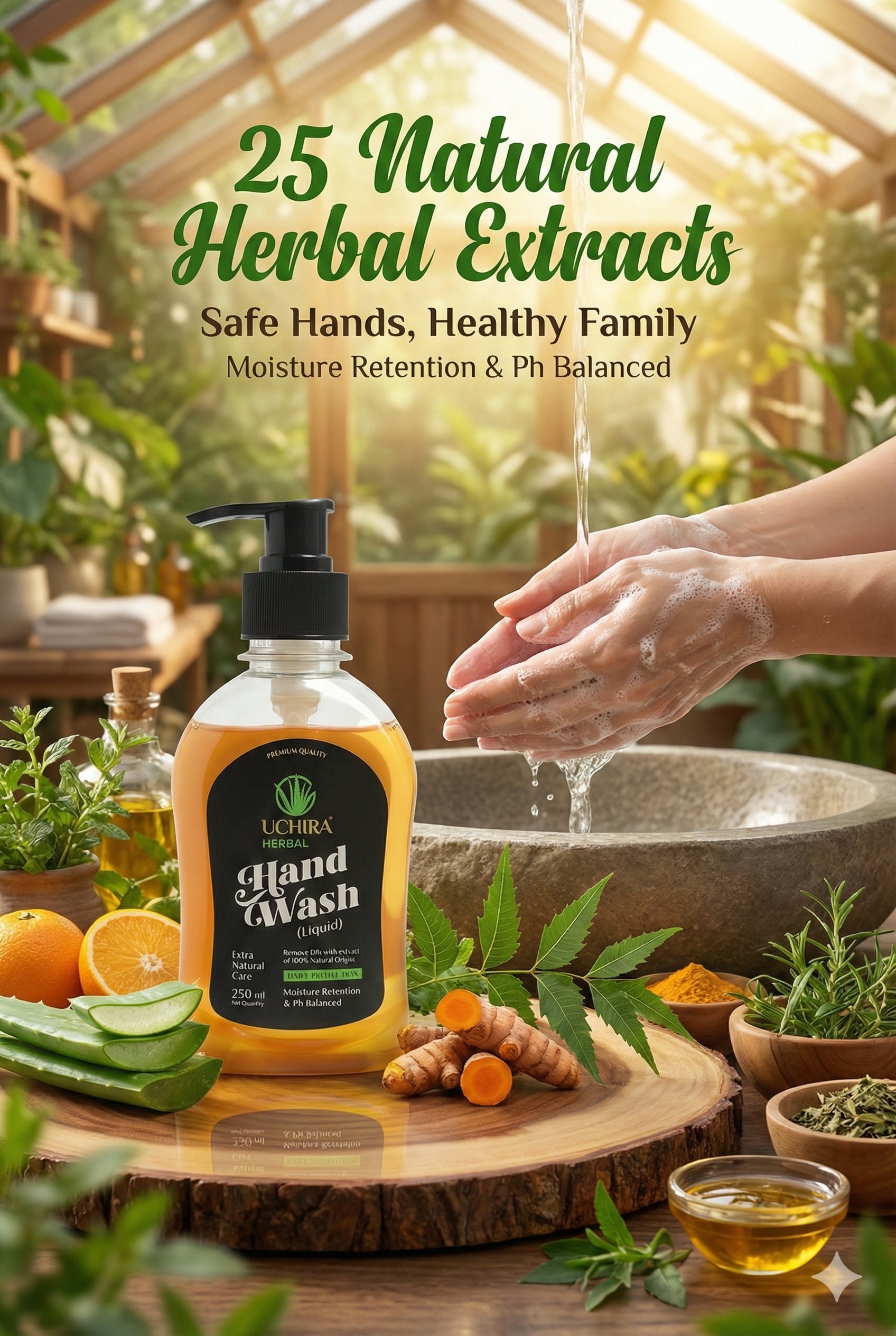 UCHIRA HERBAL HAND WASH